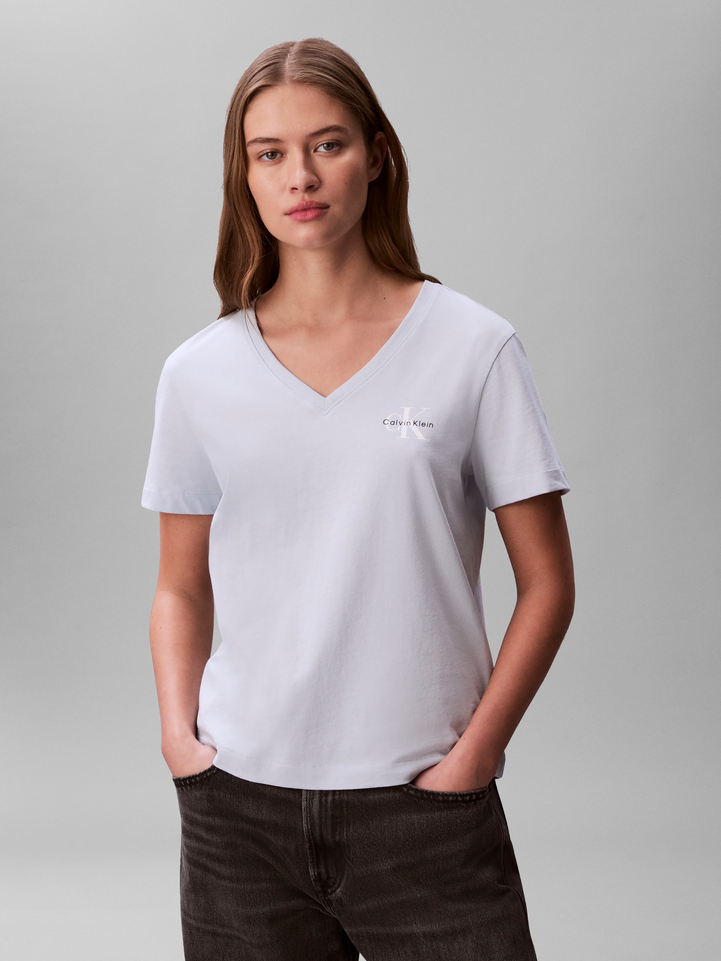 Calvin Klein Jeans T-Shirt "MONOLOGO VNK 2PACK TEE" Packung, 2er-Pack, 2 tl günstig online kaufen