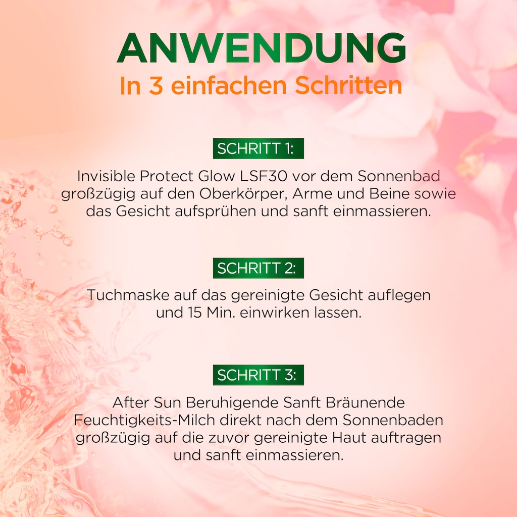 GARNIER Sonnenschutzpflege »Garnier Coffret Young Summer Beauty«, (3 tlg.)