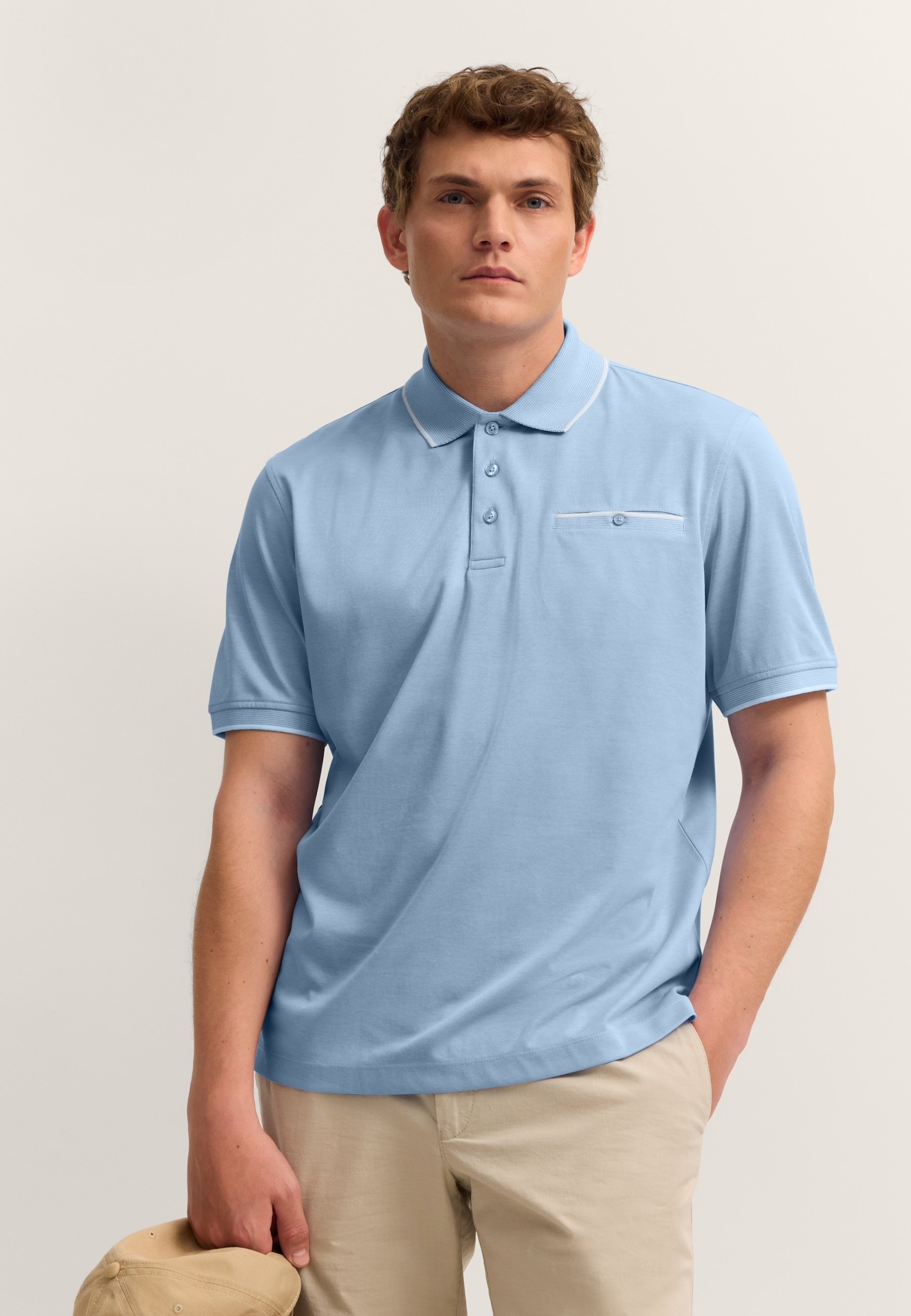 bugatti Poloshirt Modern Fit mit einer Brusttasche günstig online kaufen