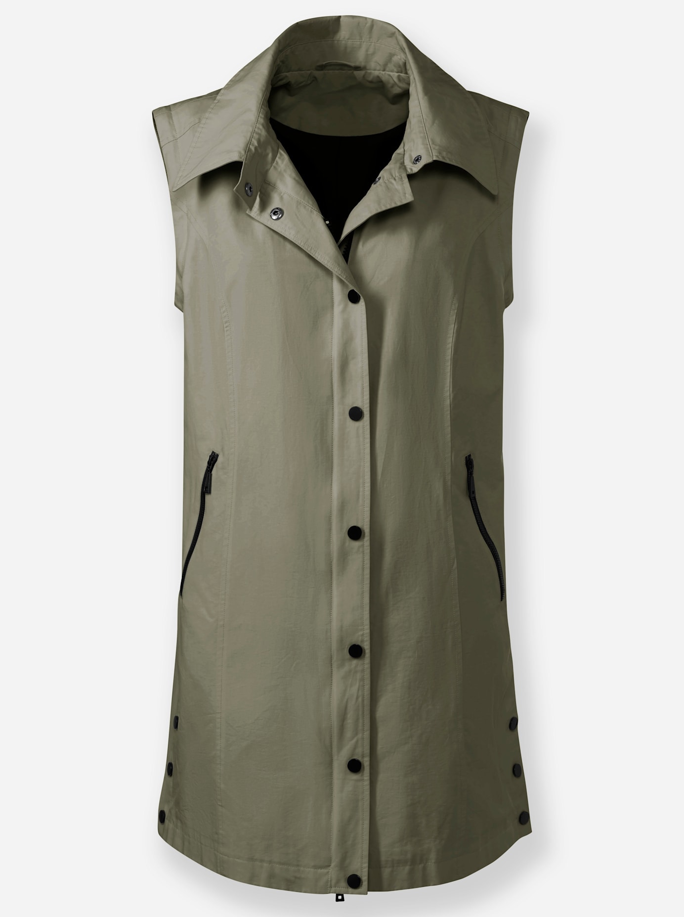 Casual Looks Langjacke, mit Kapuze