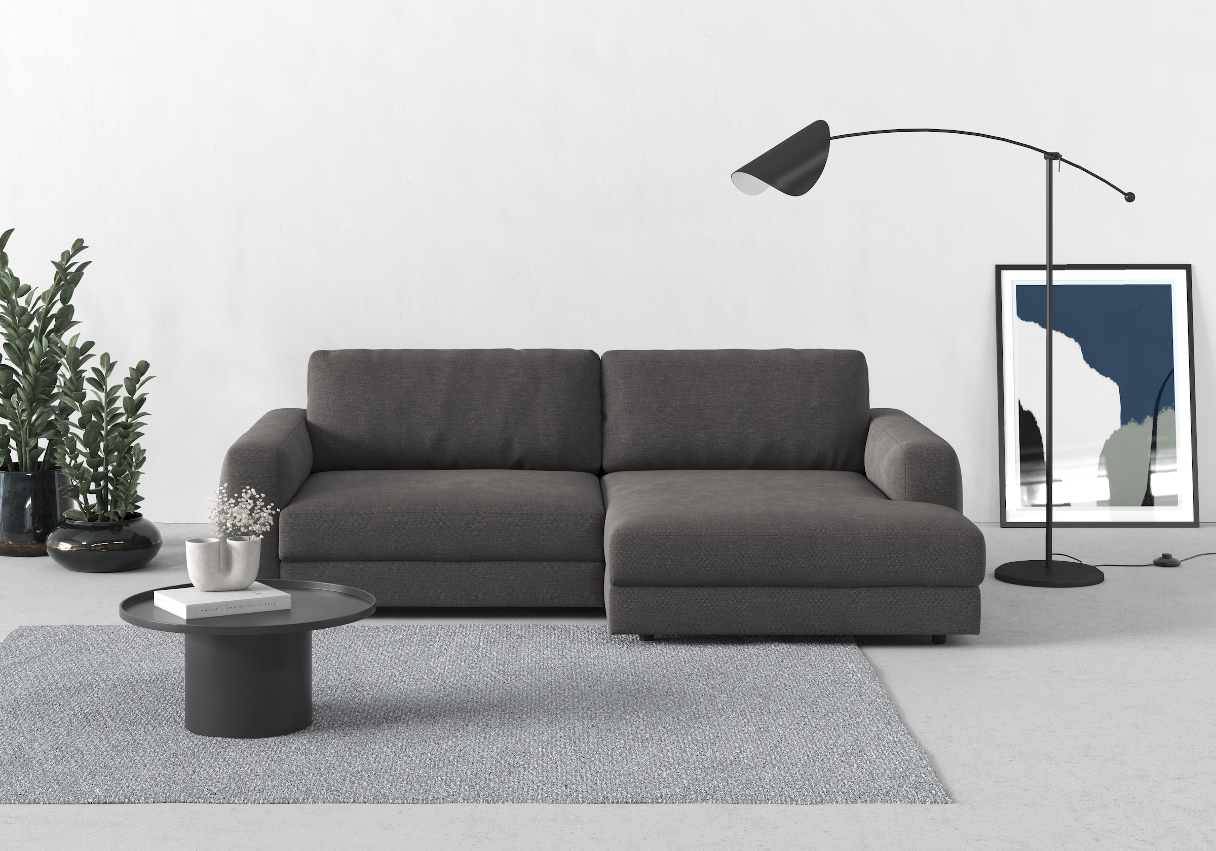 TRENDMANUFAKTUR Ecksofa "Bourbon Mega Ecke mit tollem Sitzkomfort, Breite 2 günstig online kaufen