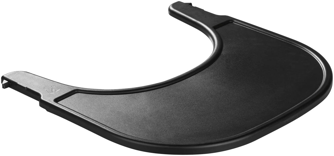Hauck Hochstuhltablett »Alpha Click Tray, Black«, aus recyceltem Material