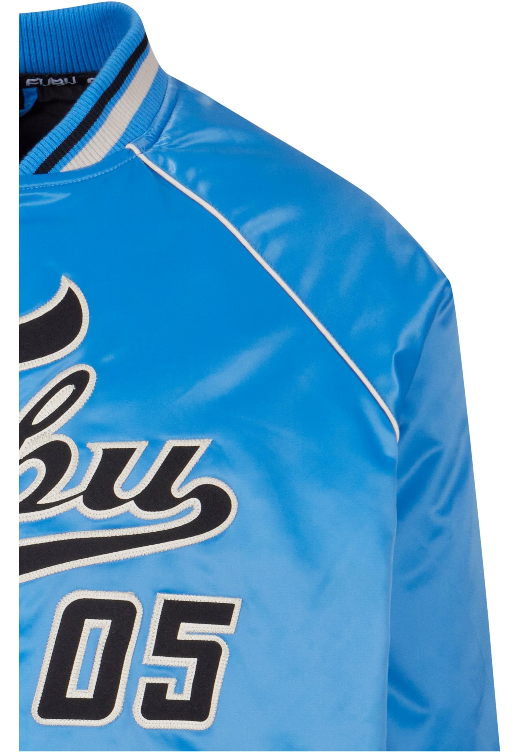 Fubu Bomberjacke »Fubu Herren FM241-012-1 Fubu Varsity Satin Raglan Bomber Jacket«, (1 St.), ohne Kapuze