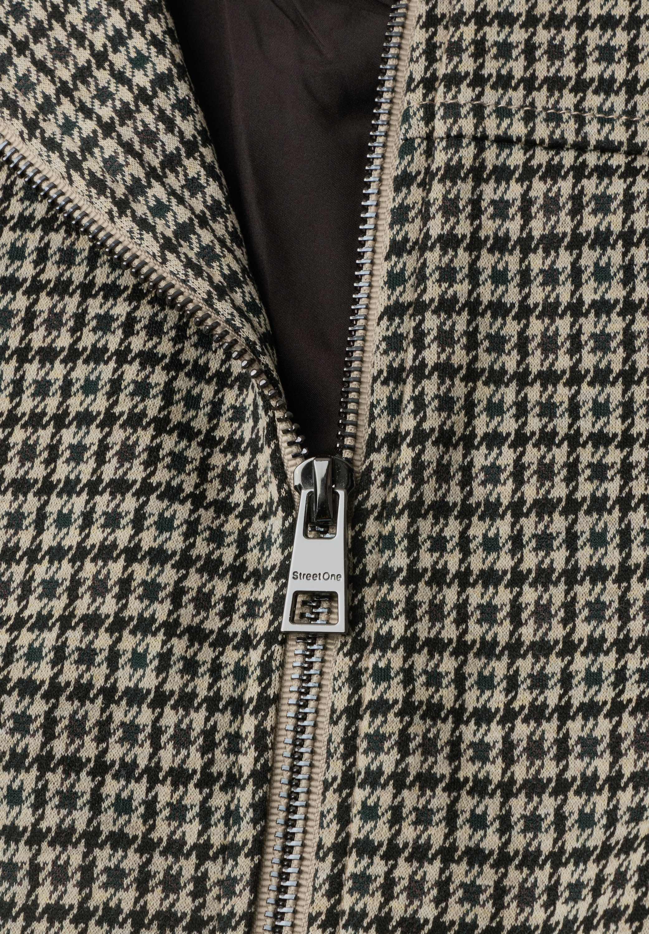 STREET ONE Blouson ohne Kapuze mit Karomuster