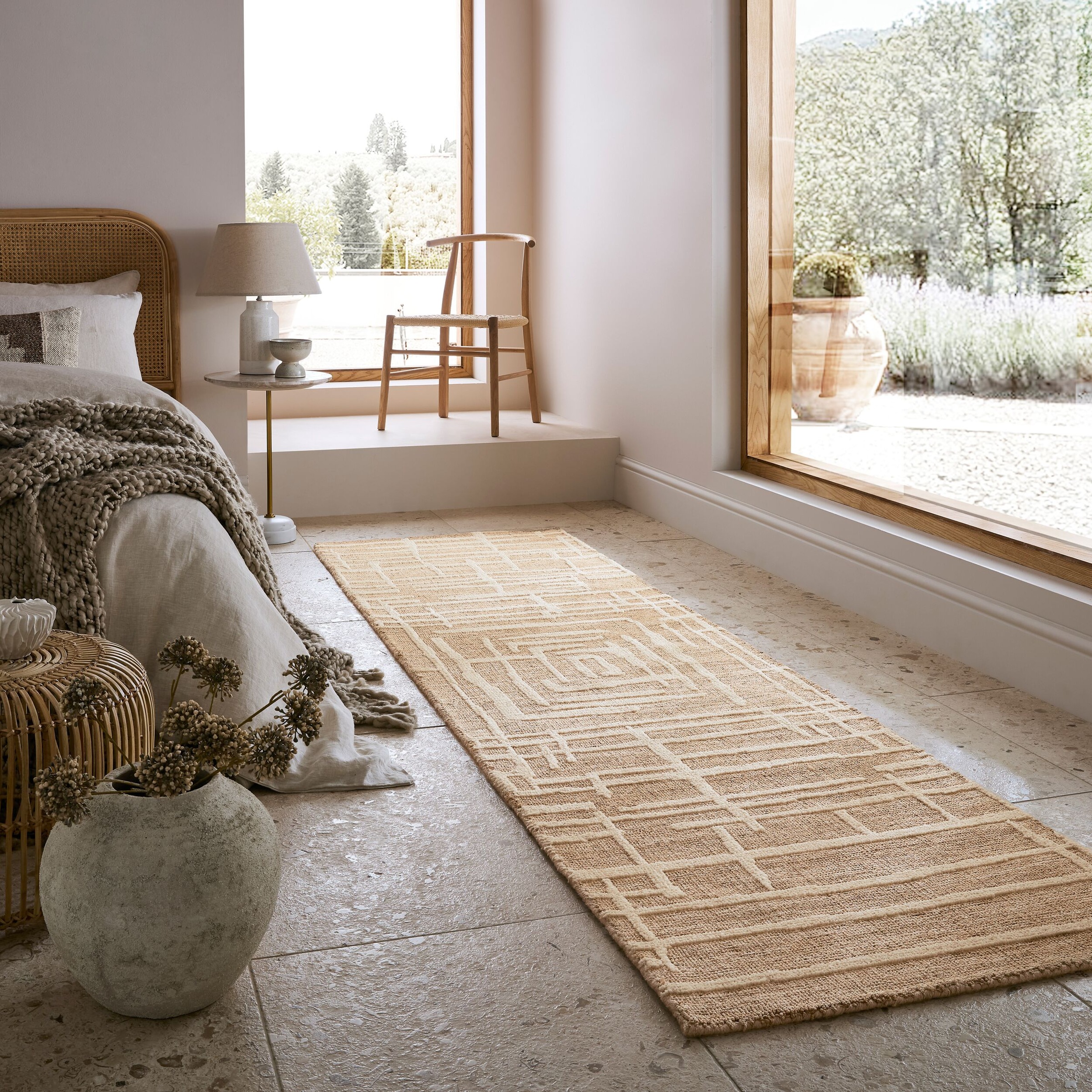 FLAIR RUGS Teppich "Elliot" rechteckig 12 mm Höhe Hoch-niedriger Flor in Wo günstig online kaufen