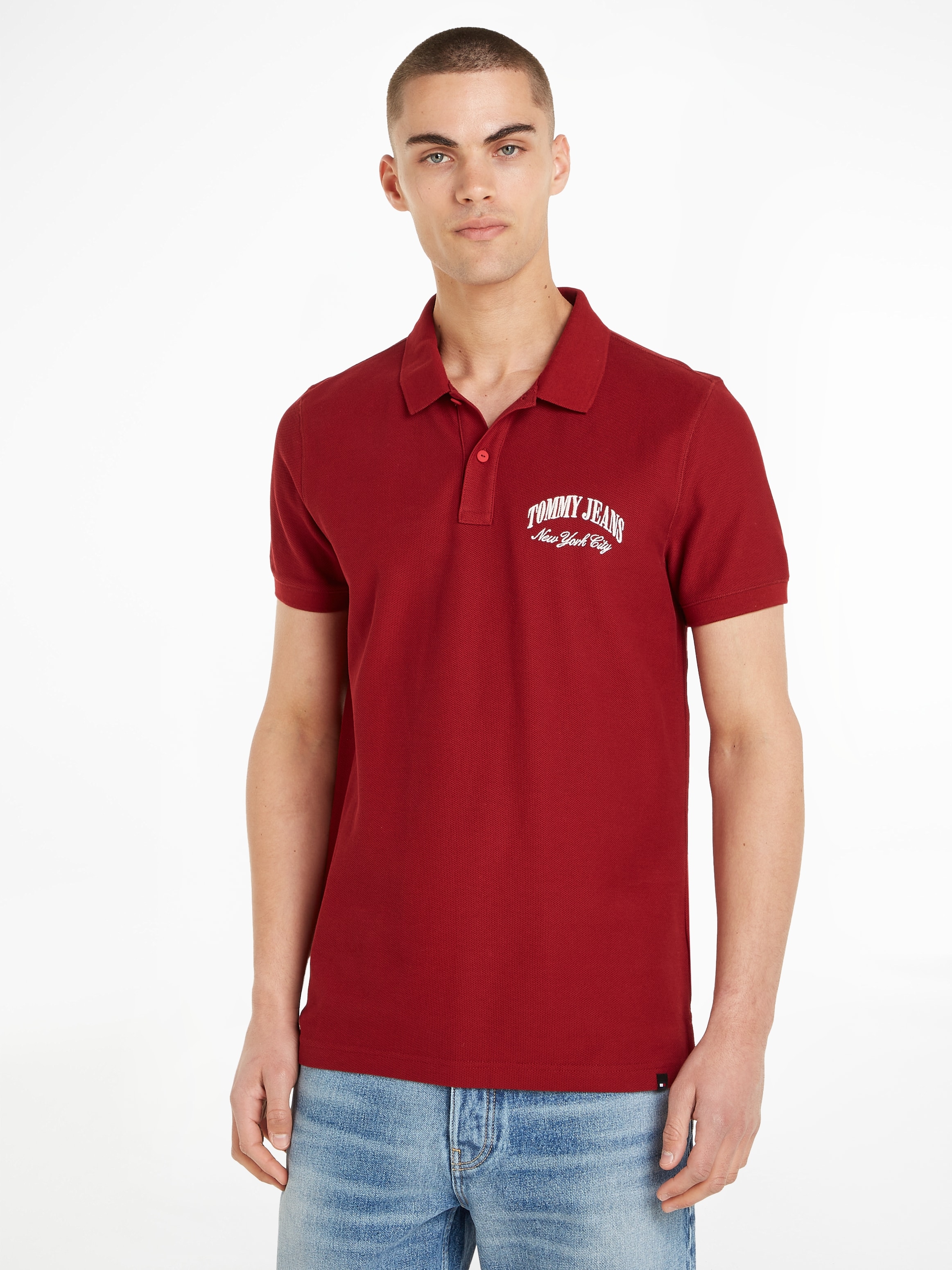 Tommy Jeans Poloshirt "TJM REG TONAL GRAPHIC POLO", mit Polokragen günstig online kaufen