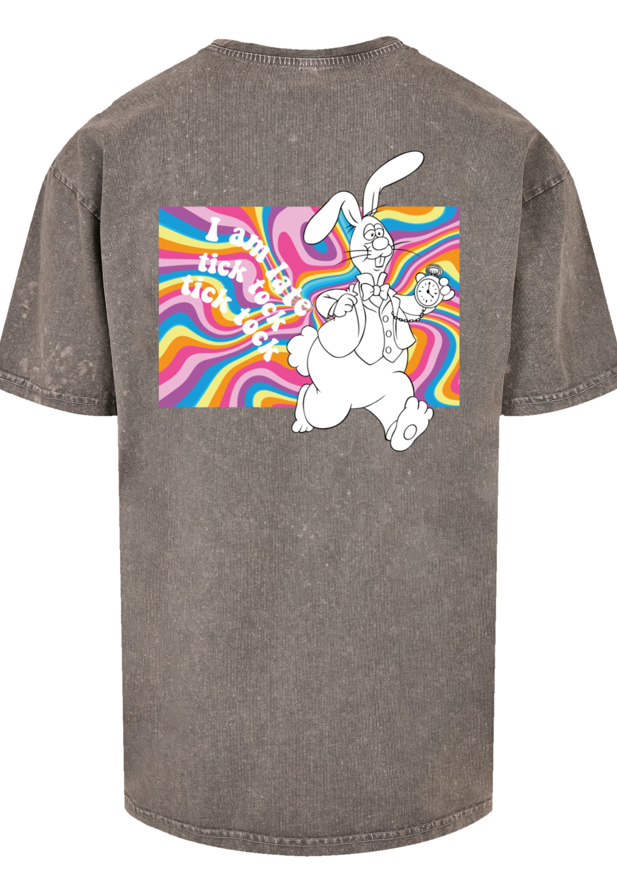 F4NT4STIC T-Shirt »Alice im Wunderland Uhr Hase«, Premium Qualität, Nostalgie, Kinderserie
