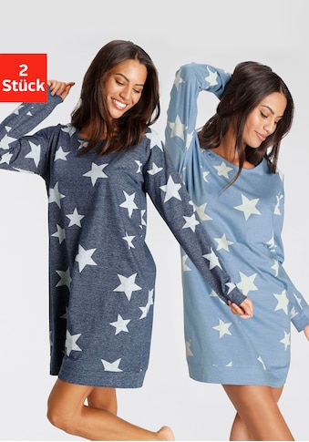 Sleepshirt, (2er Pack)