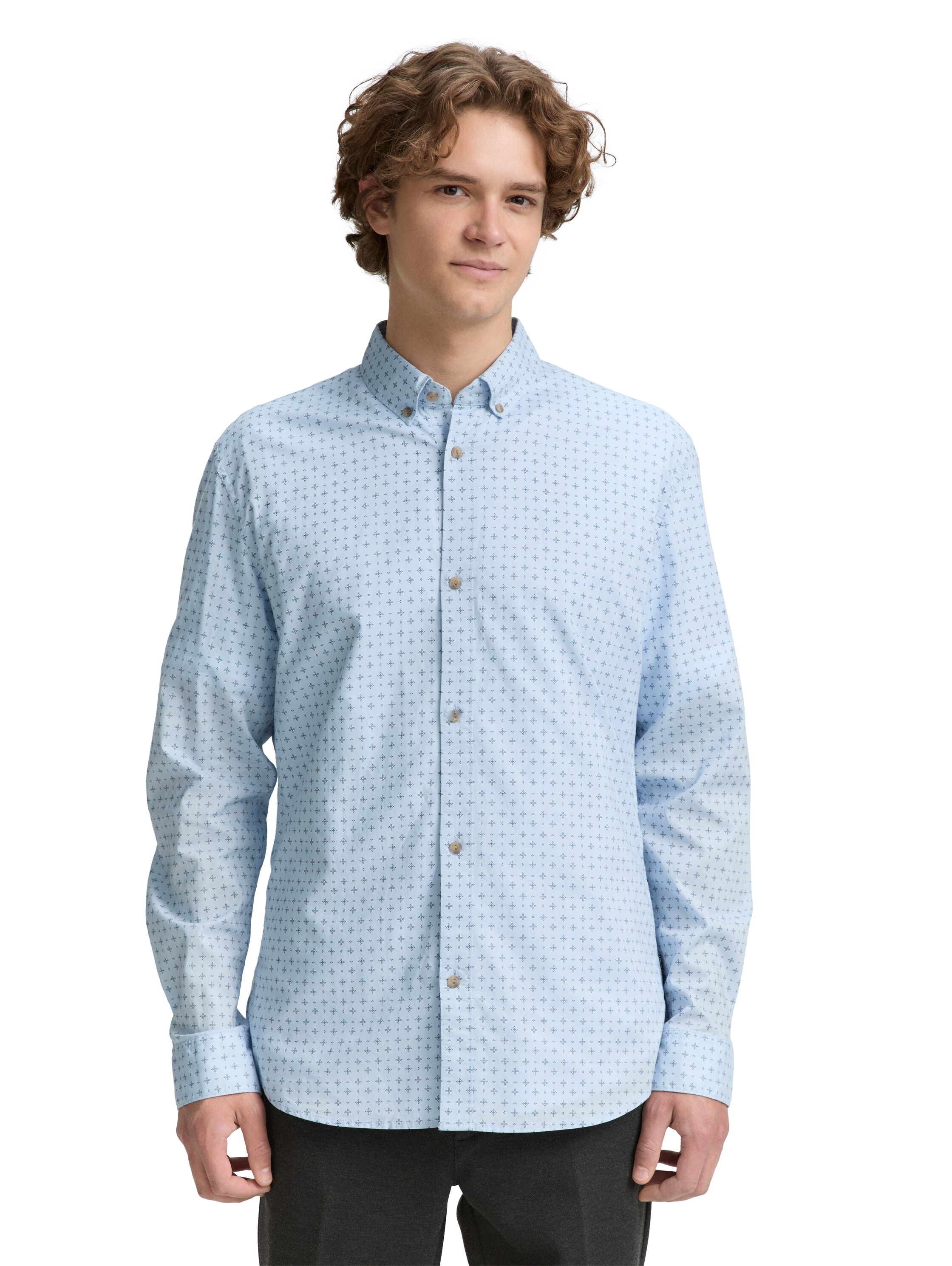 TOM TAILOR Denim Langarmhemd "POPLIN", mit Streifenmuster günstig online kaufen