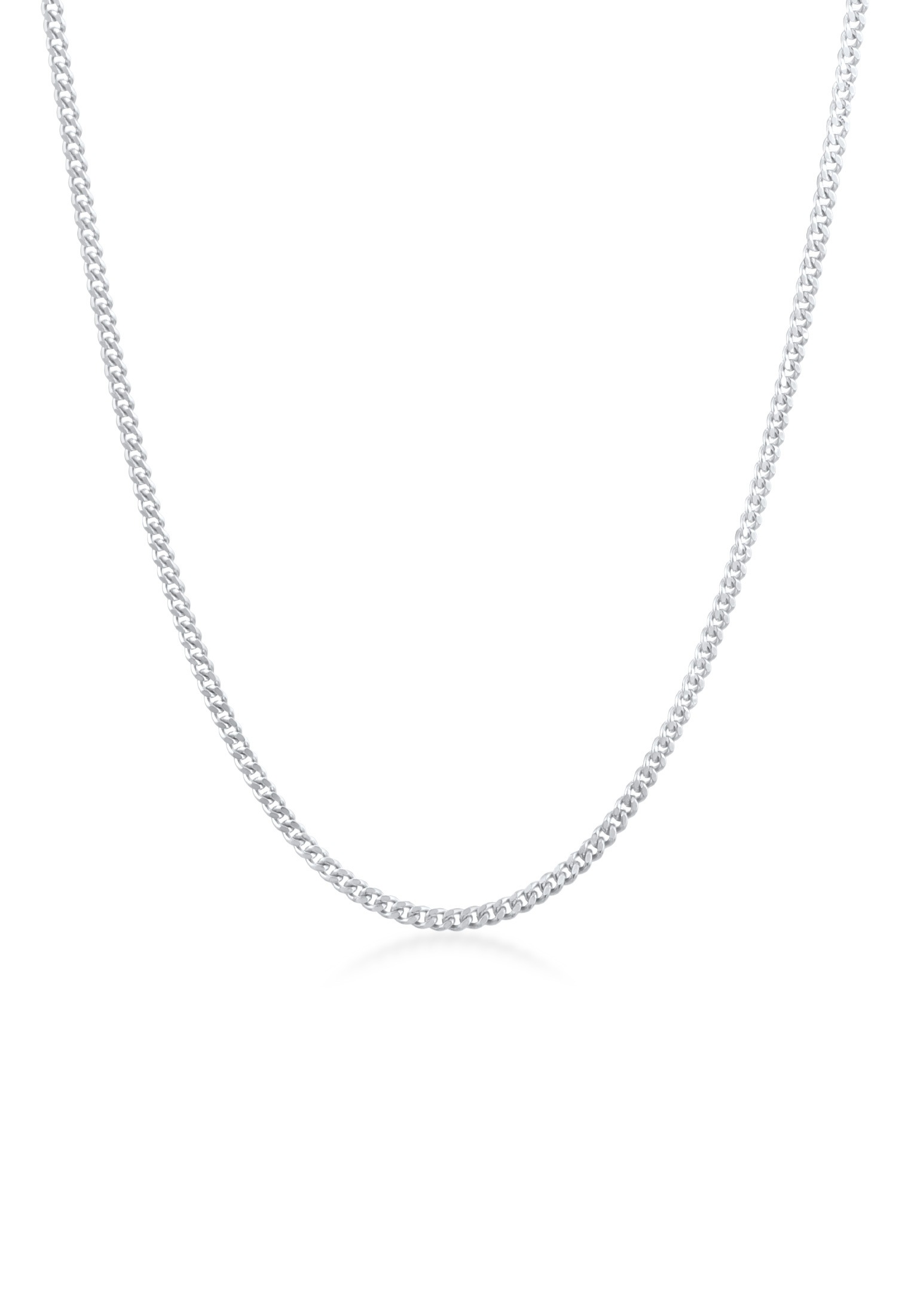 Kuzzoi Silberkette »Halskette Herren Panzerkette Basic Fein 925 Silber«