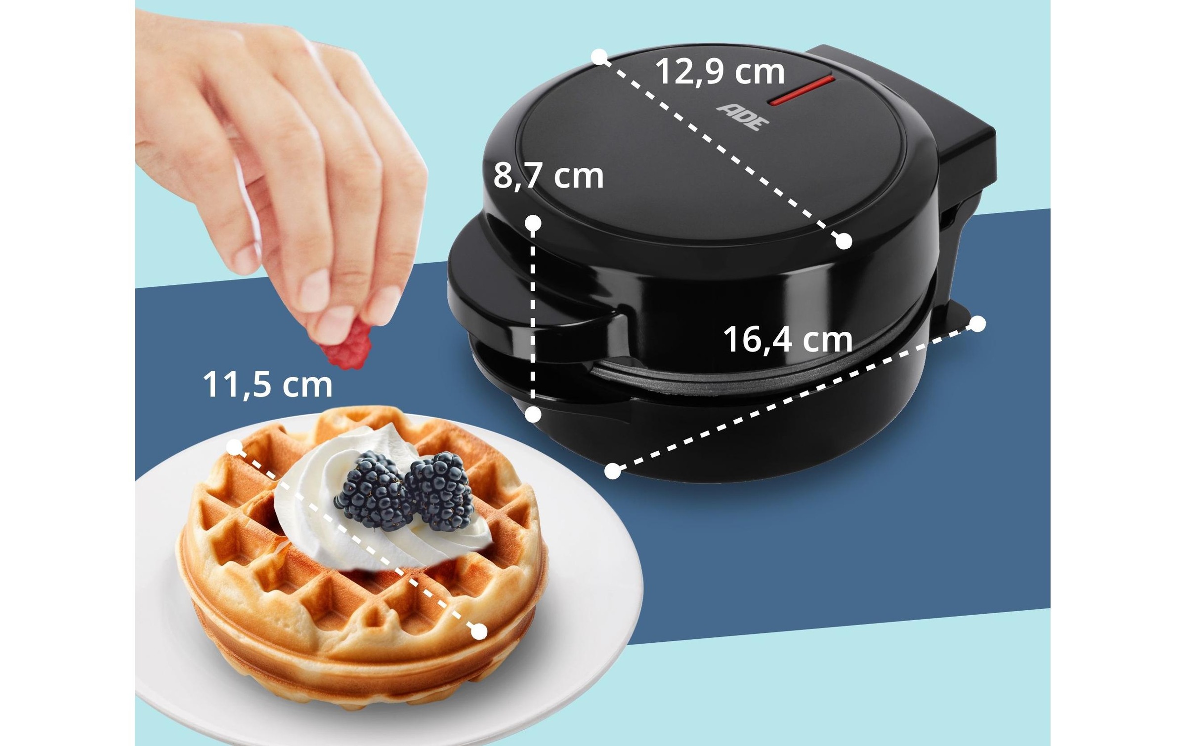 ADE Waffeleisen »KG2344« 550 W