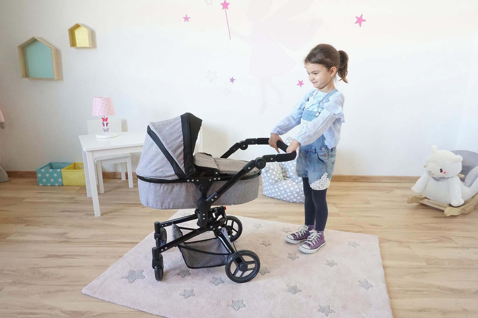 Knorrtoys® Kombi-Puppenwagen »Boonk - Stone«