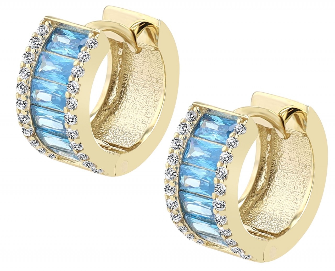 Adelia´s Paar Creolen »Damen Creolen aus Gold 333 und Zirkonia Ø 9.5 mm - Ø 9.5 mm«