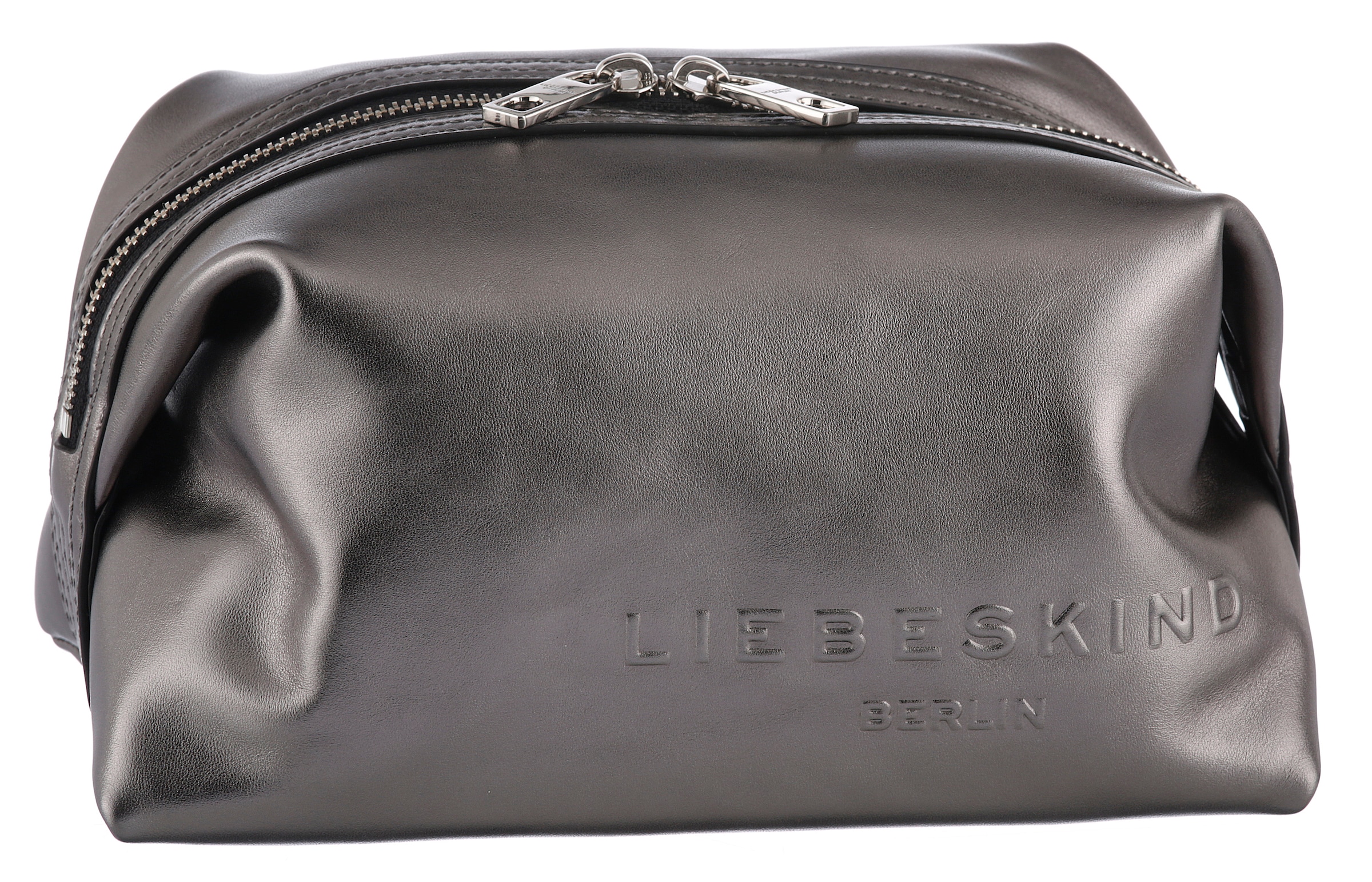 Kosmetiktasche »Pouchette Beauty M ELVIRA SILVER STONE«, Beautycase Kosmetikbeutel...