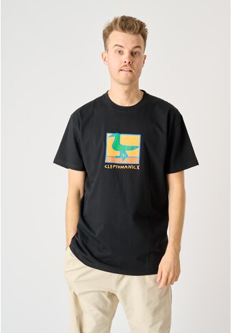 Cleptomanicx T-Shirt »Walking«, mit auffälligem Frontprint kaufen