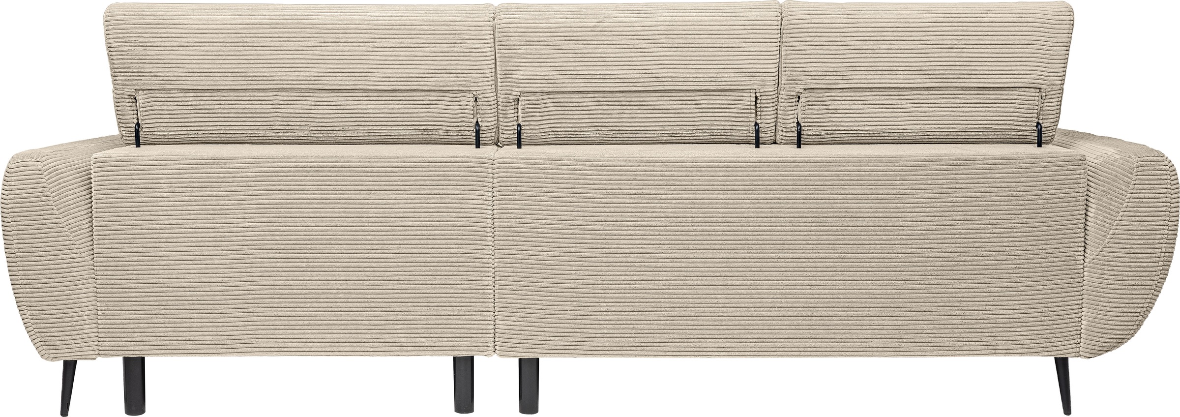 WERK2 Ecksofa »Alisson, mit elektrischer Sitztiefenverstellung, L-Form, Breite 277 cm«, Alisson – flexibler Komfort mit modernem Design und smarten Details.