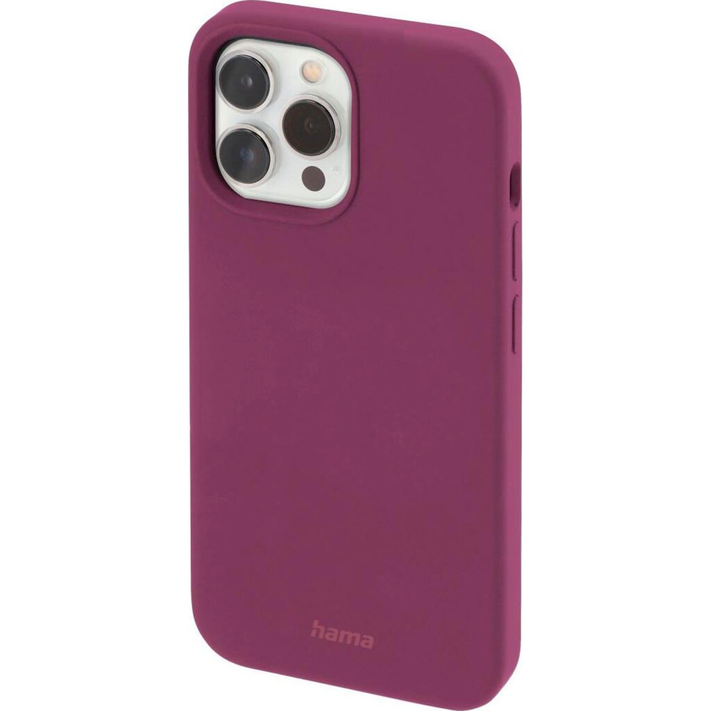 Hama Smartphone-Hülle »Cover f. iPhone 13 Pro f. Apple MagSafe Handy Case Finest Feel Pro«