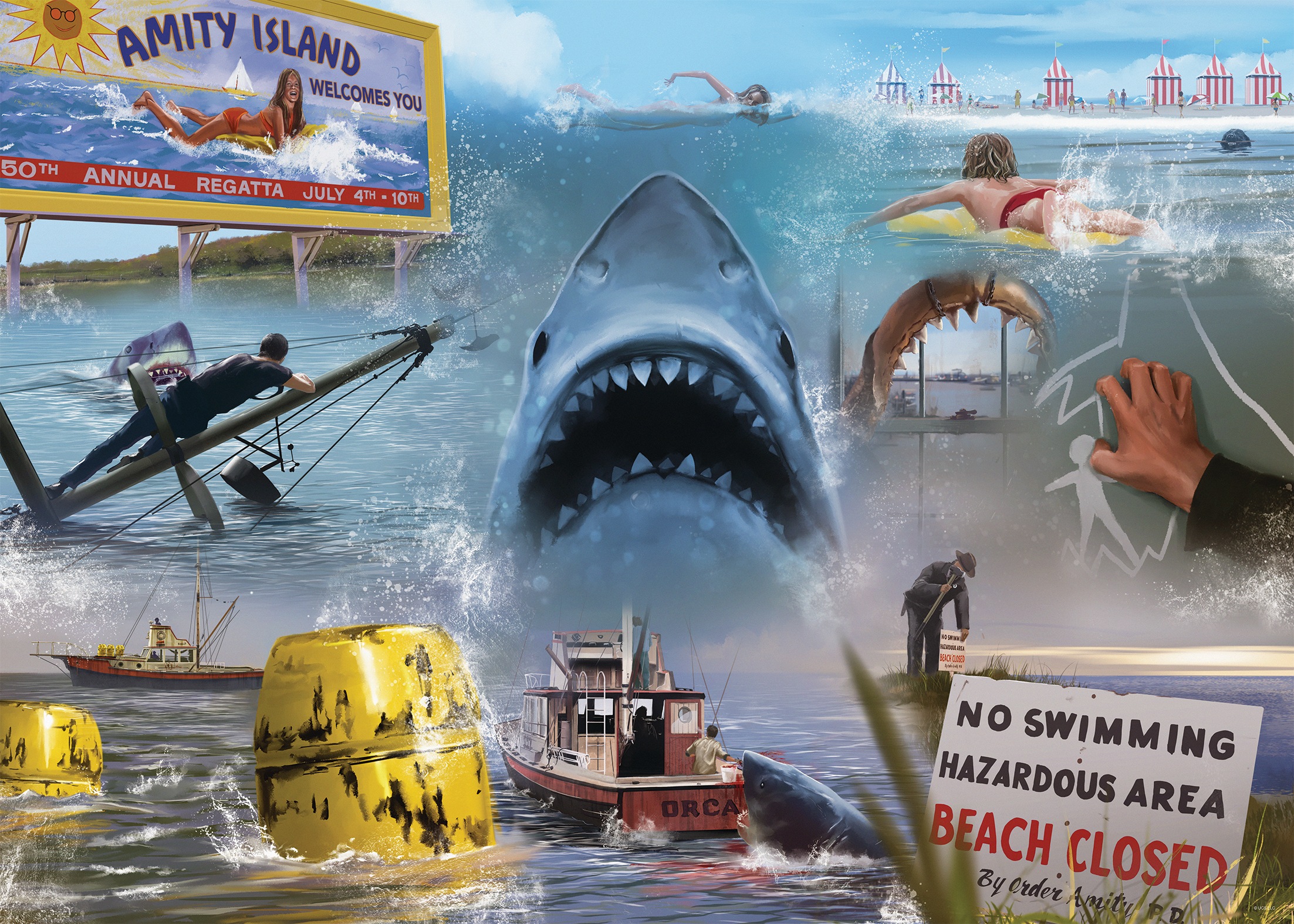 Ravensburger Puzzle »Artist Collection, Jaws«, Made in Germany