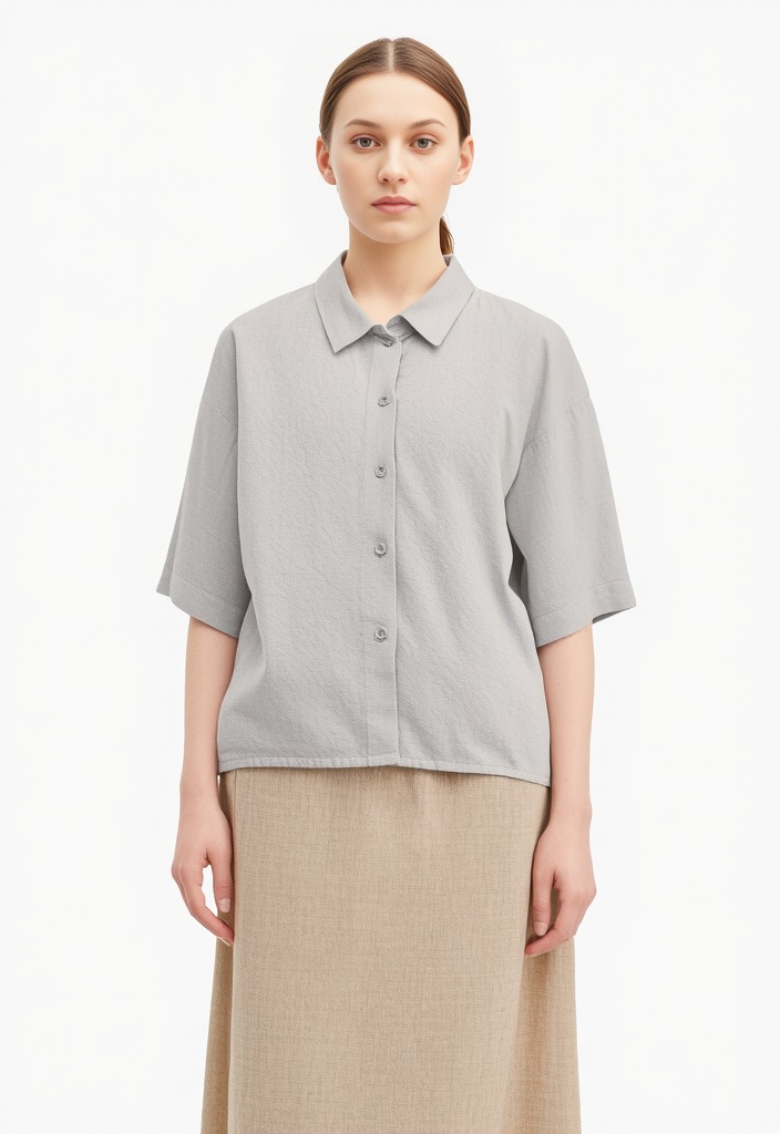 Vero Moda Hemdbluse "VMLINN LINEN 2/4 SHORT SHIRT WVN NOOS" günstig online kaufen