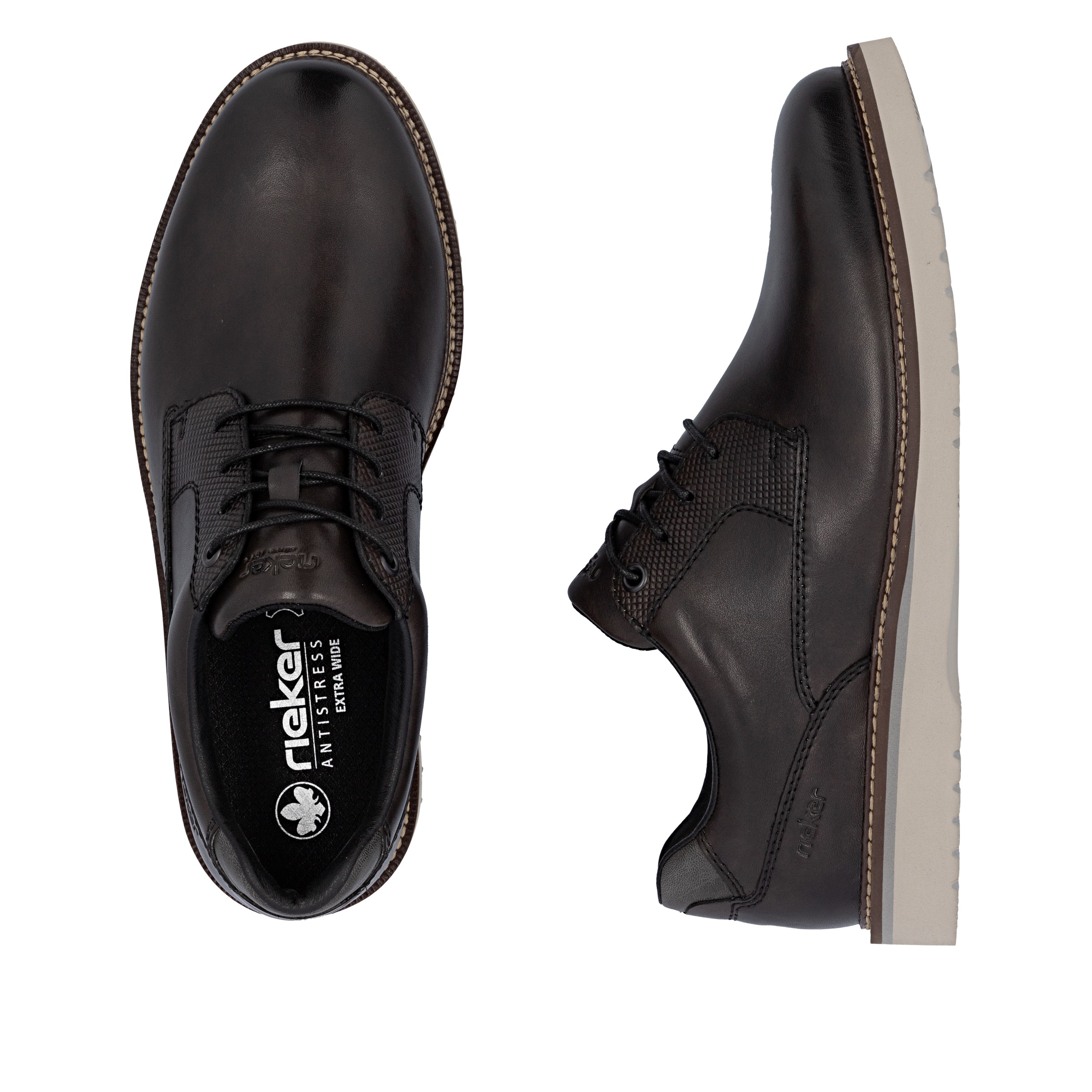 Rieker Schnürschuh, Halbschuh, Business-Schnürer in bequemer Form
