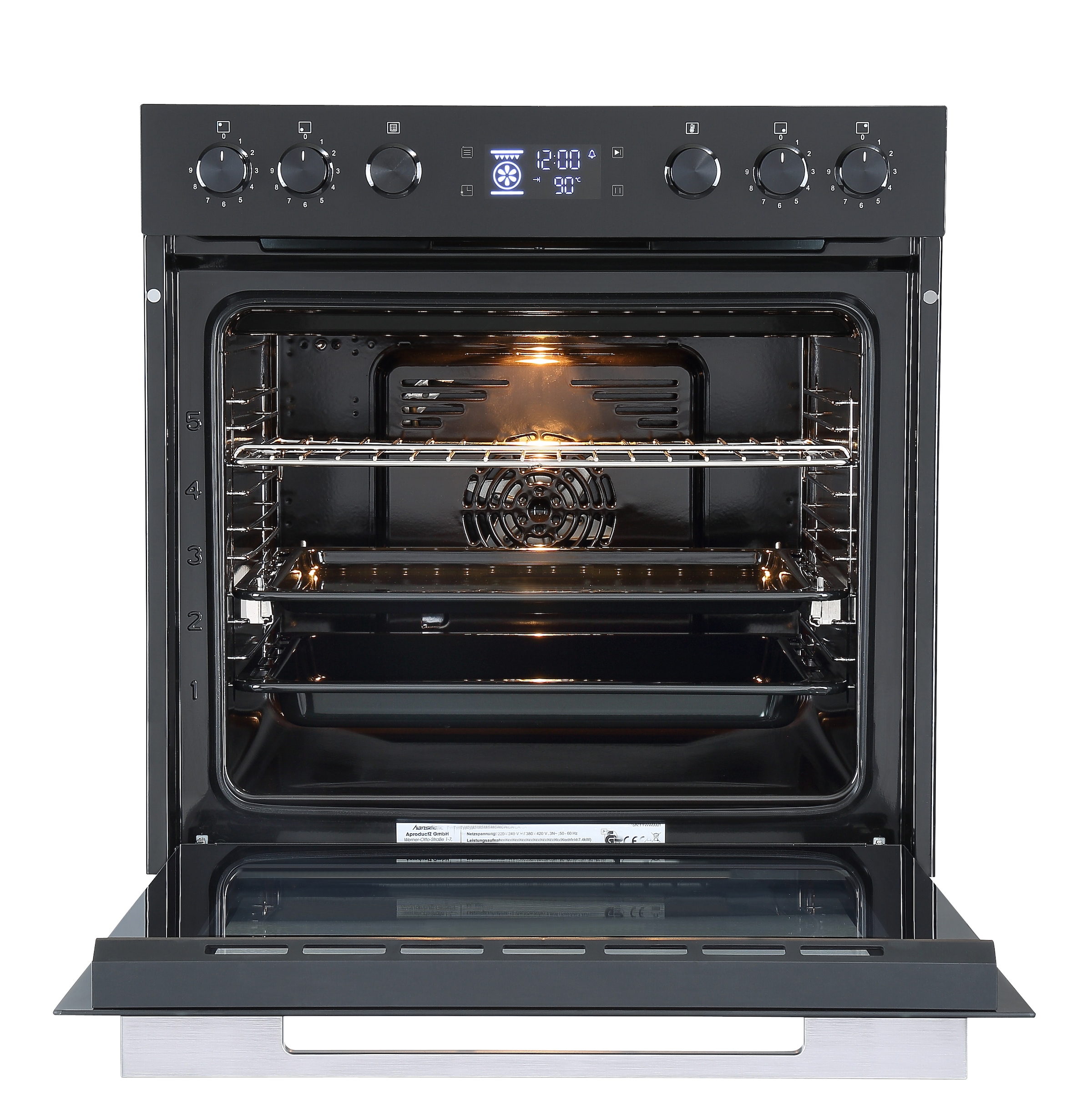 Hanseatic Induktions Herd-Set »HBCO7210A1MB+HI146074C«, Das Wasser sehr schnell zum Kochen bringen, dank Induktion