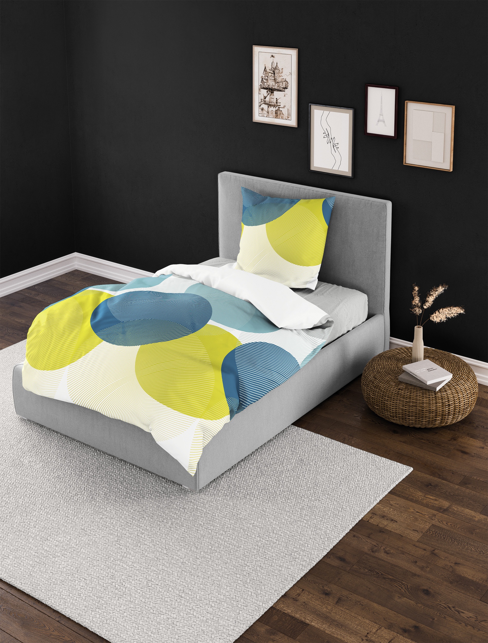 BIERBAUM Bettwäsche "6155" 2 Stk. Mako-Satin, 100 % Baumwolle, pflegeleicht günstig online kaufen