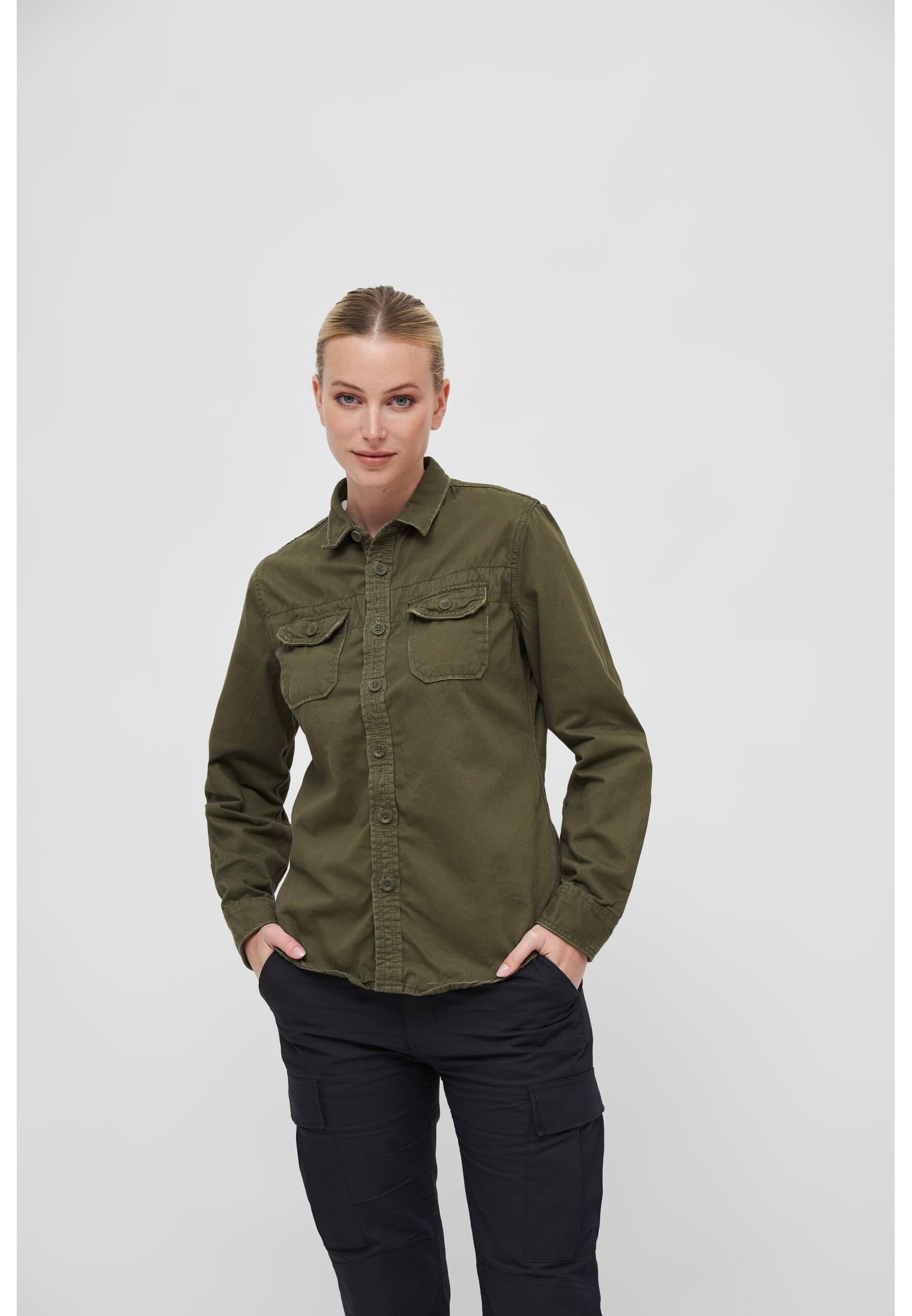 Brandit Langarmshirt »Brandit Damen Ladies Vintageshirt Longsleeve«, (1 tlg.)