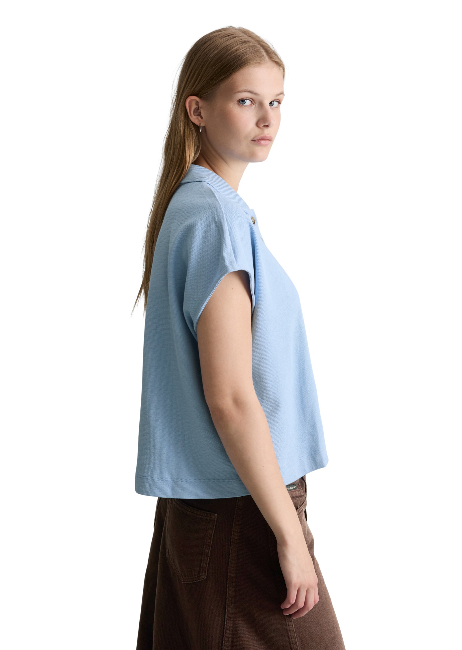 Marc O'Polo DENIM Poloshirt »aus schwerem Single Jersey«
