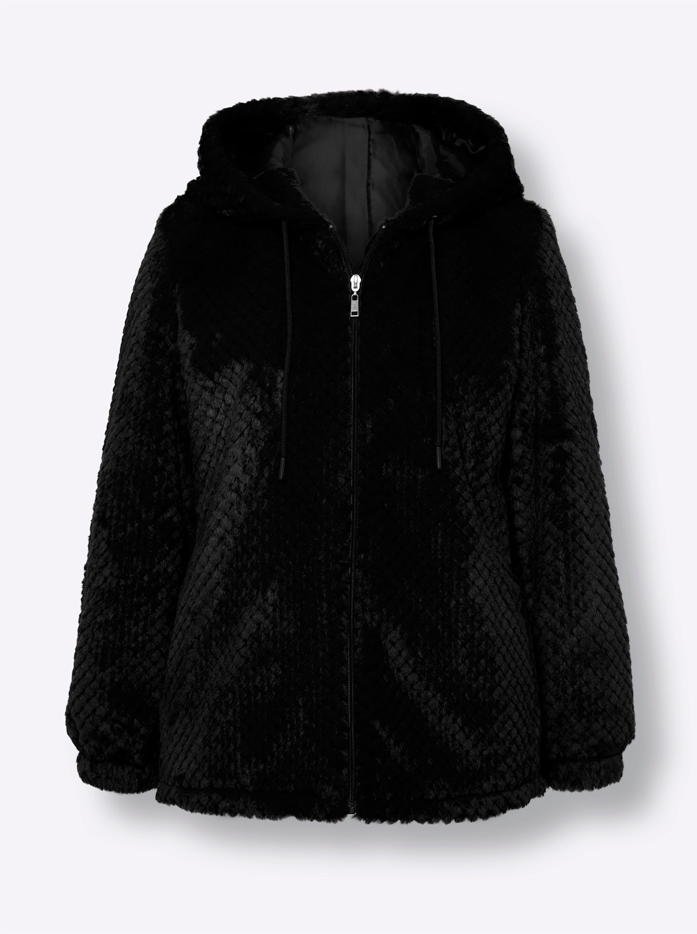 Classic Basics Langjacke, mit Kapuze