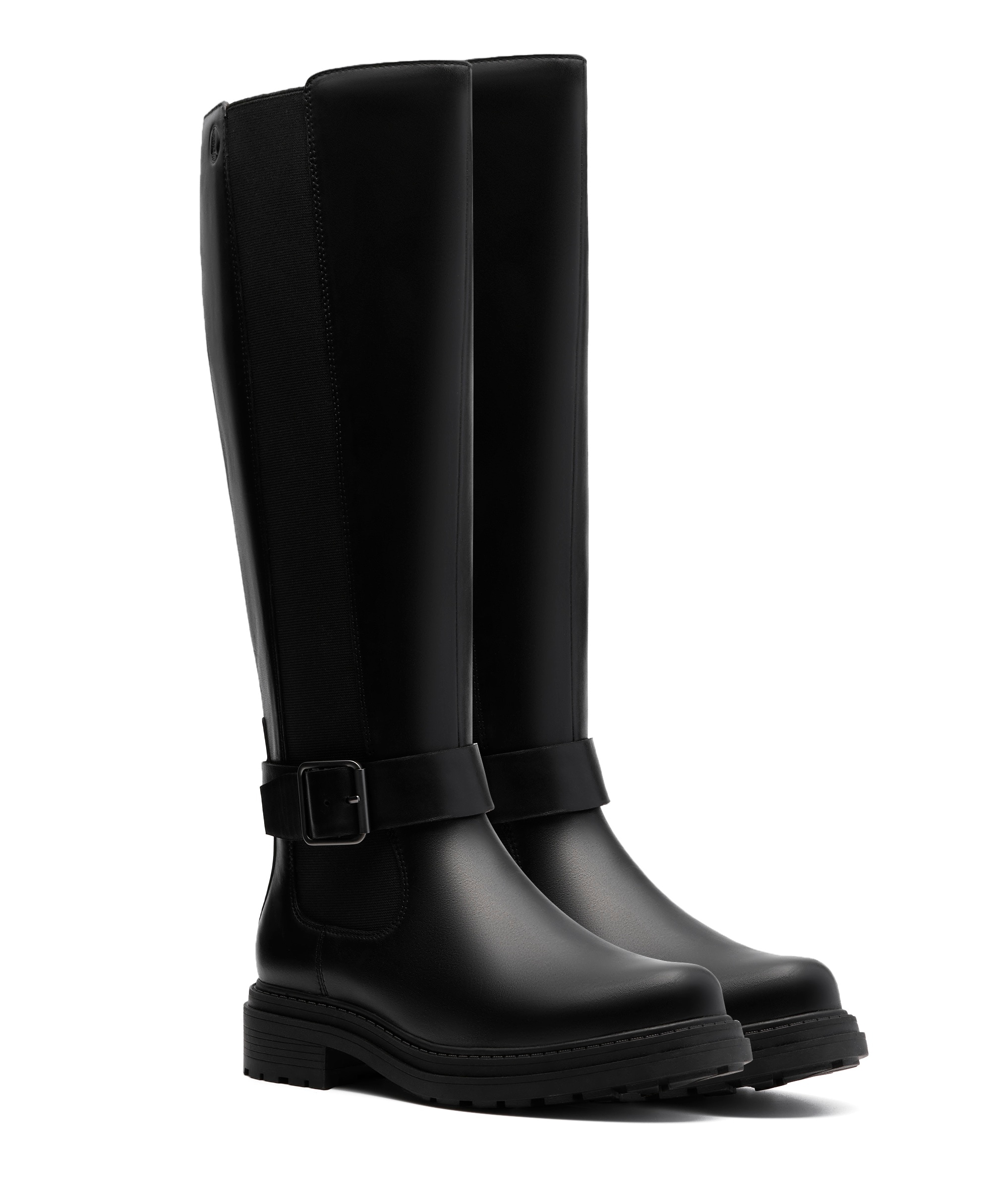 Clarks Stiefel "Orinoco 3 Tall" Plateauschuh, Reiterstiefel mit Lederinnens günstig online kaufen