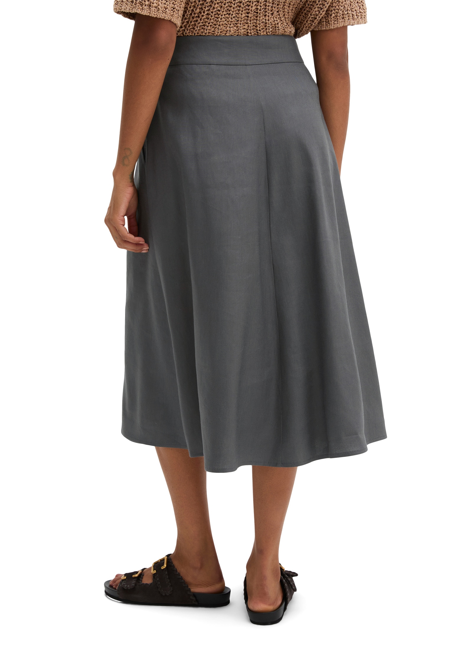 Marc O'Polo Webrock »aus Viskose-Leinen-Stretch«