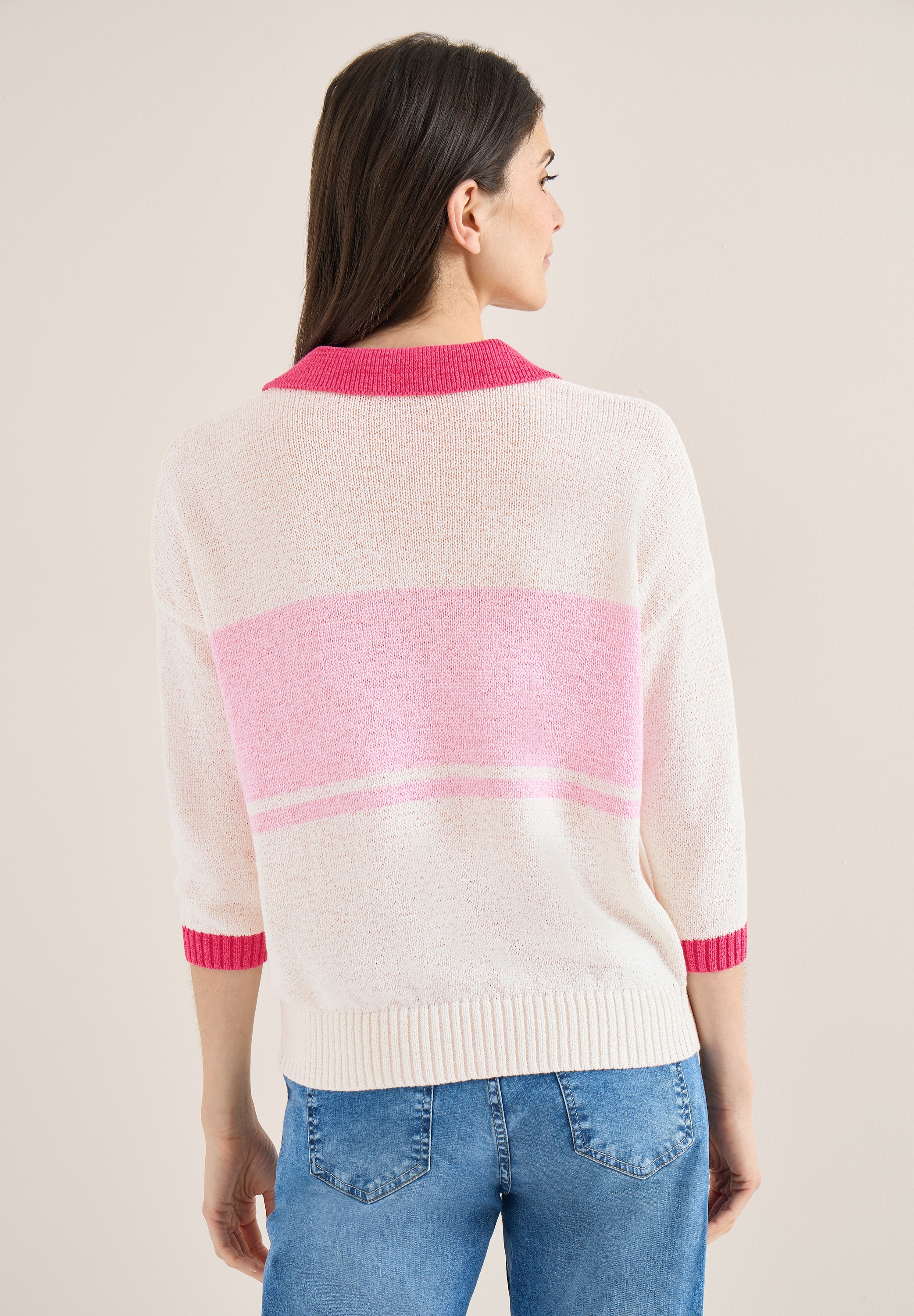 Cecil 3/4 Arm-Pullover mit 3/4 Ärmeln