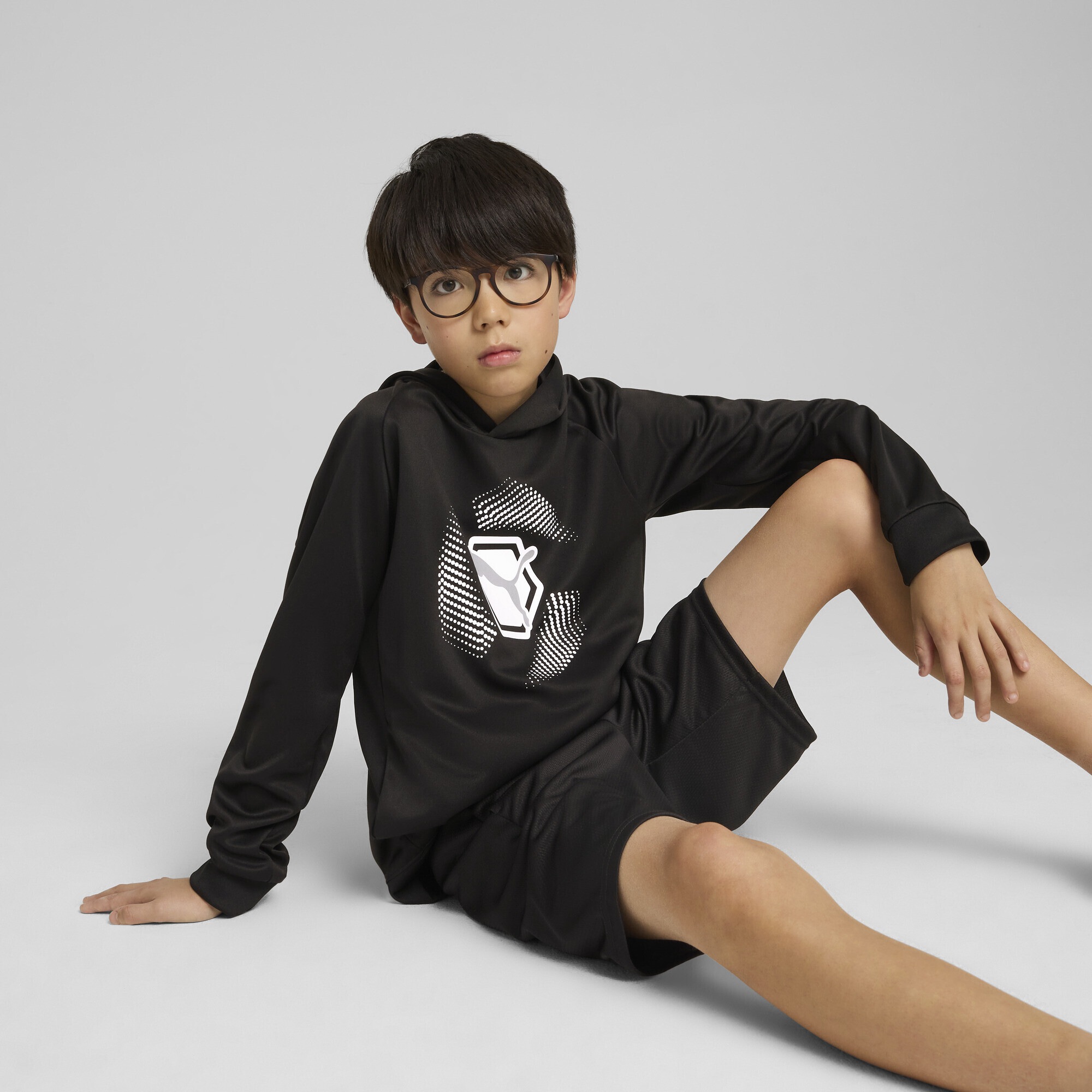 PUMA Hoodie »Active Sports Graphic Poly Hoodie Jungen«