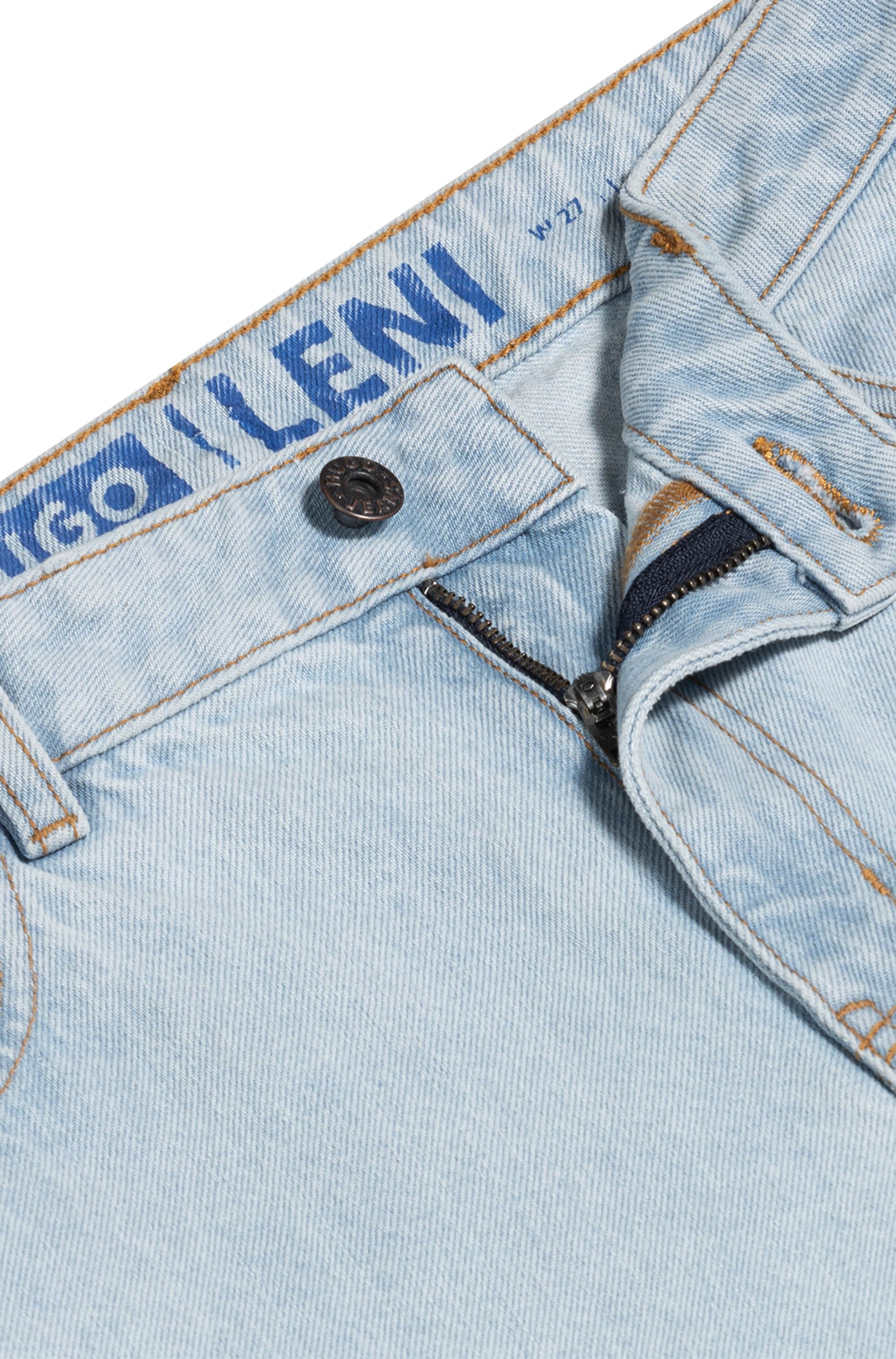 HUGO Blue 5-Pocket-Jeans »Leni«, Relaxed Fit mit niedriger Leibhöhe
