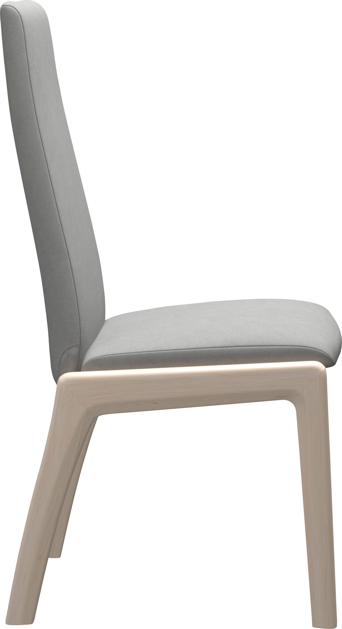 Stressless® Polsterstuhl »Laurel«, Microfaser DINAMICA, Low Back, Größe L, mit abgerundeten Beinen in Eiche gekalkt