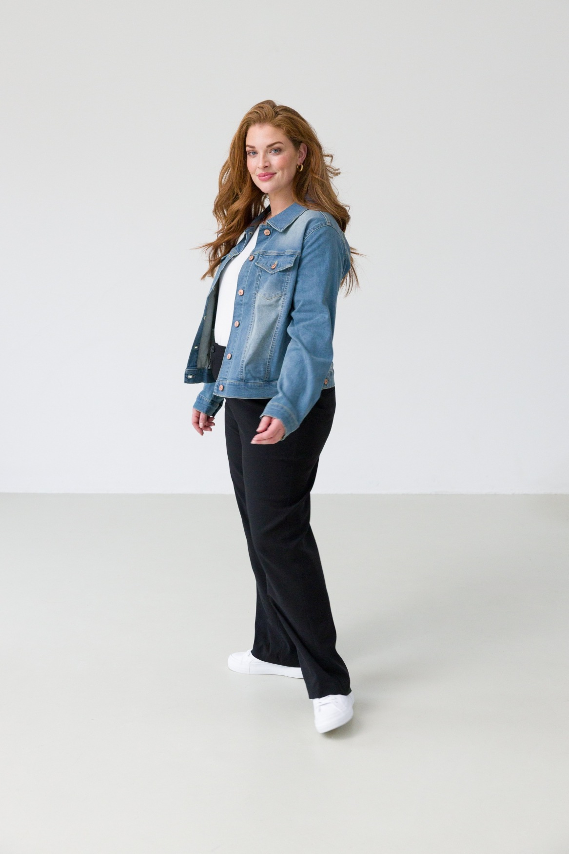 Thumbnail - Base Level Curvy Treggings "Arah" mit elastischem Bund