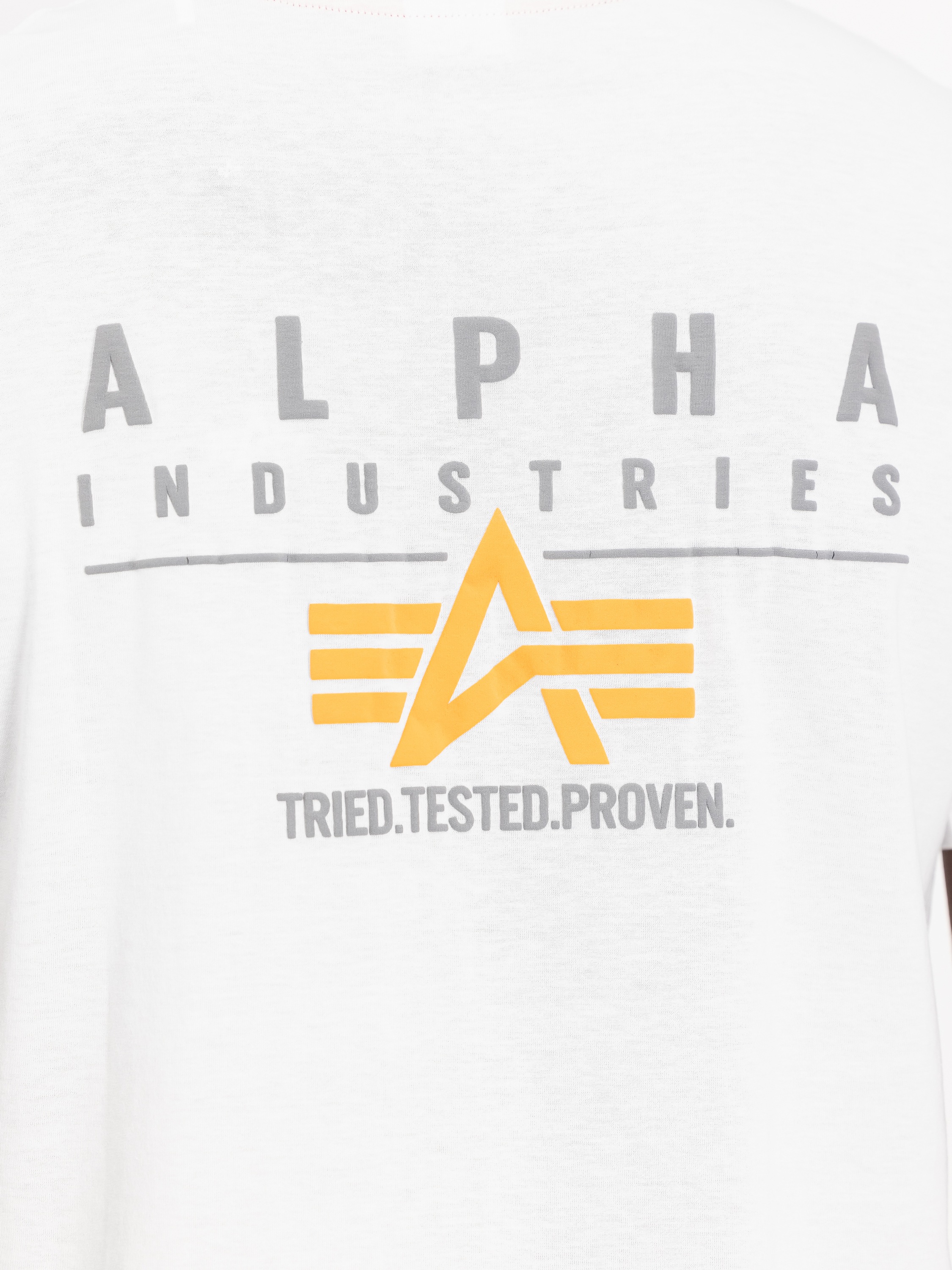 Alpha Industries T-Shirt »Puff Print Logo Backprint T-Shirt«