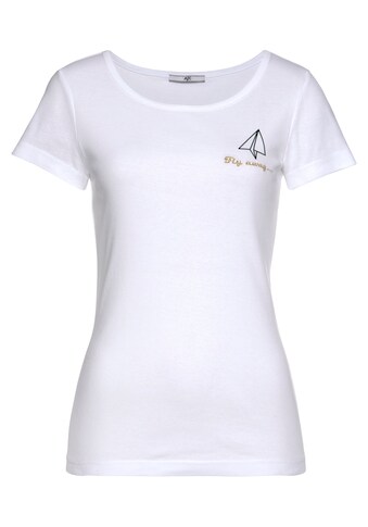 AJC T-Shirt, mit Stickerei & Print kaufen