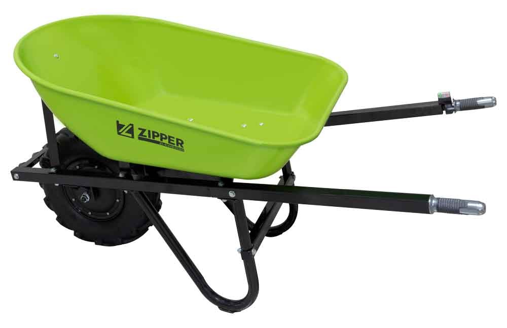 ZIPPER Motorschubkarre, ideal für den Transport von Schüttgütern rund um Haus, Hof und Garten