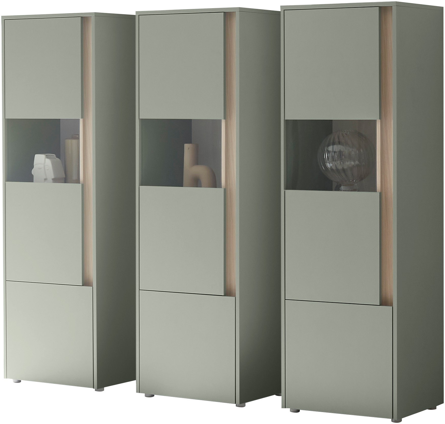 Home affaire Wohnwand »City/Giron, moderne Anbauwand, Komplettset in vielen Farben verfügbar« Set, 3 Stk. tlg.