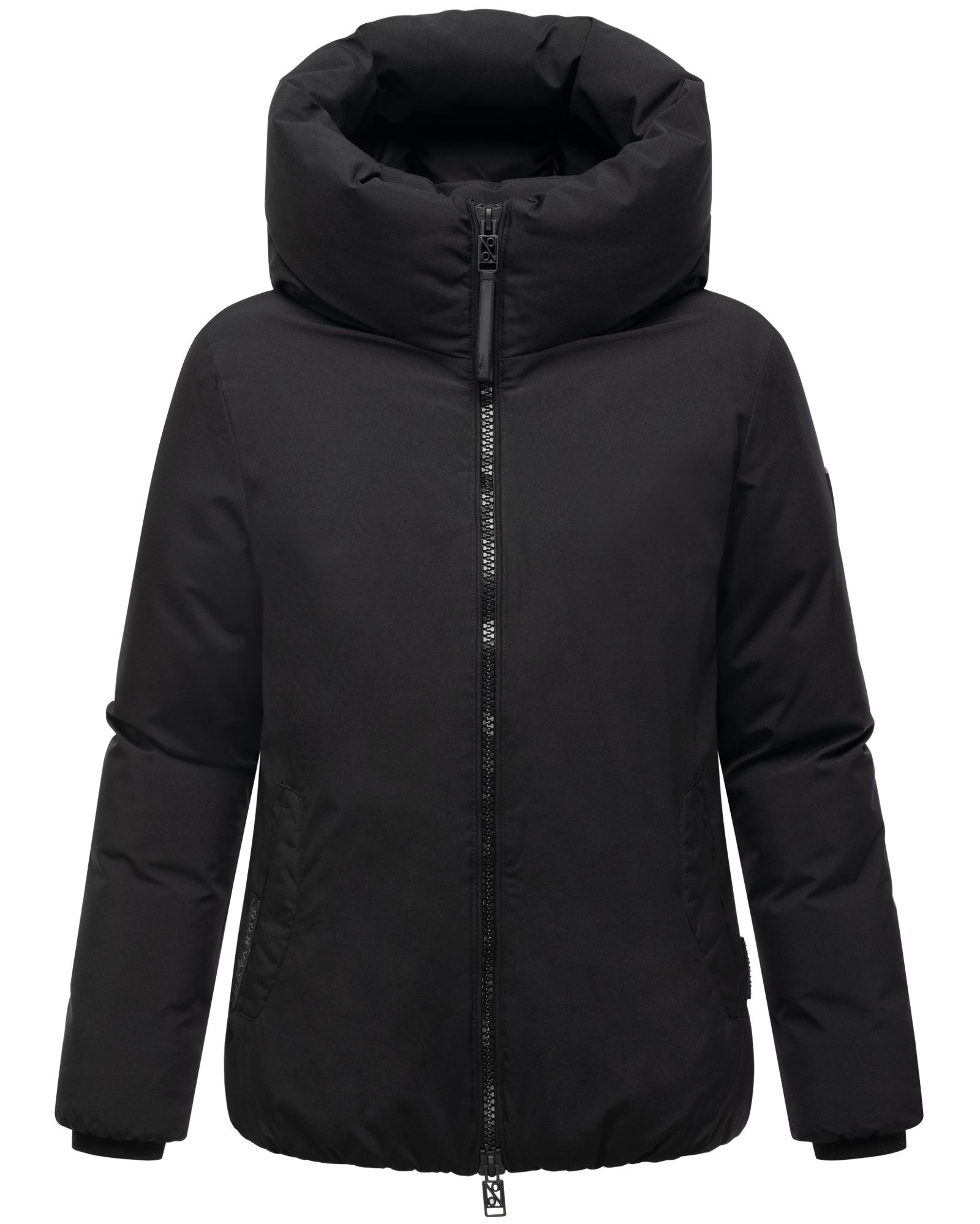 Navahoo Winterjacke »Blütenlicht 14«, mit Kapuze, Warme Damenjacke mit hohem Kragen