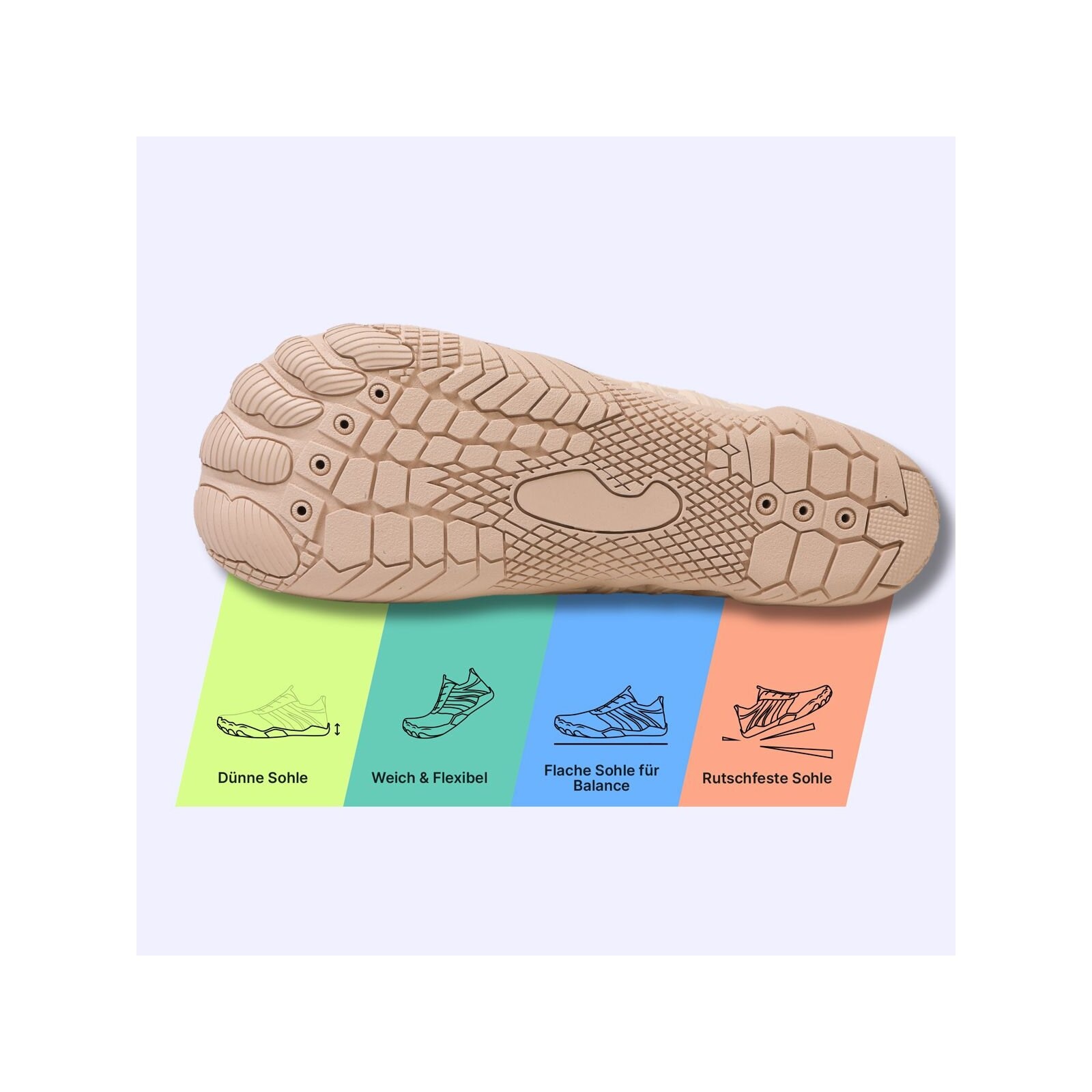 DOTALES Barfußschuh »Balancestep Barfußschuhe Damen & Herren Barfußschuhe«, Minimalschuhe