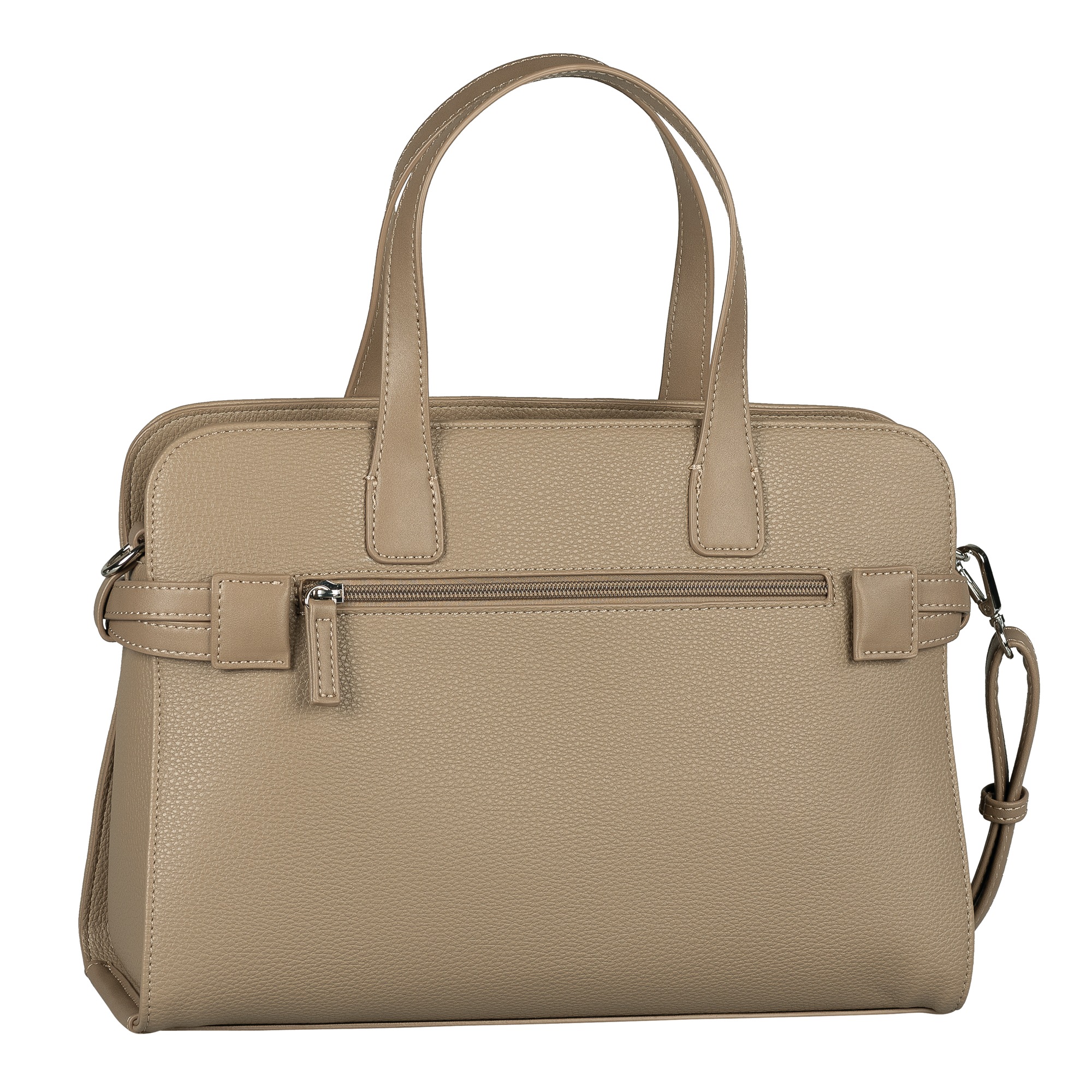 TOM TAILOR Shopper »Freya«, verziert mit schmalen, mehrlagigen Riemen und Metallschließe