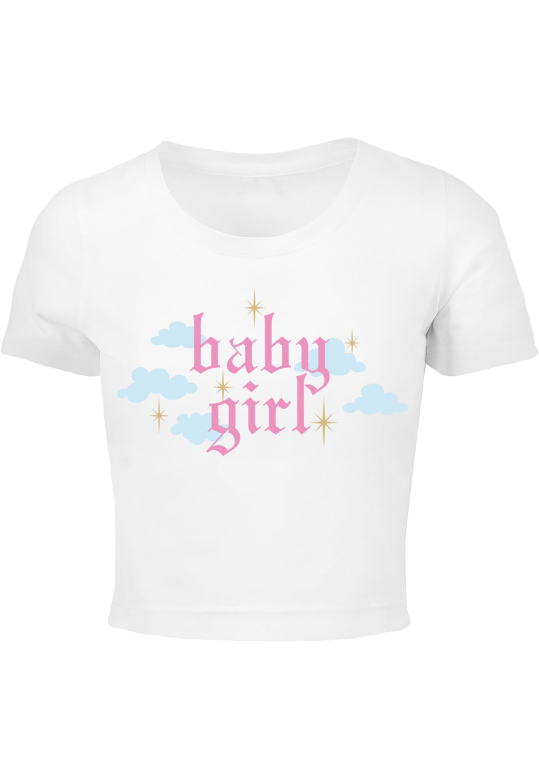 Miss Tee Kurzarmshirt "Miss Tee Damen Baby Girl Cropped Tee" 1 Stk. tlg. günstig online kaufen