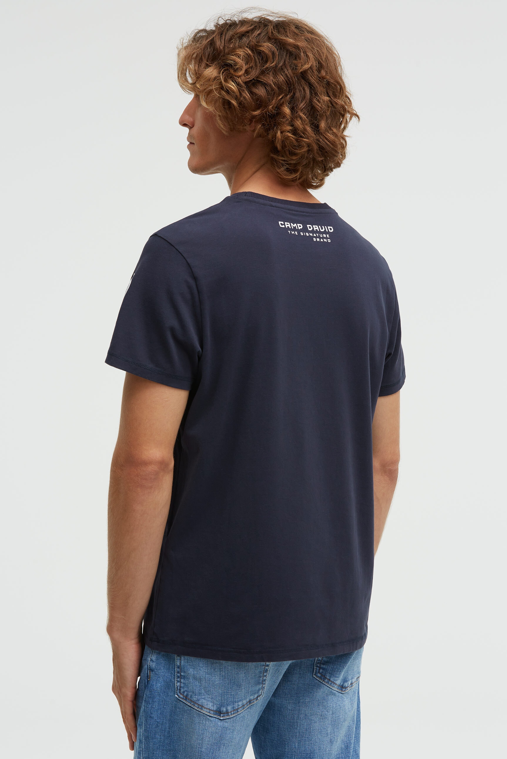 CAMP DAVID Rundhalsshirt mit Baumwolle