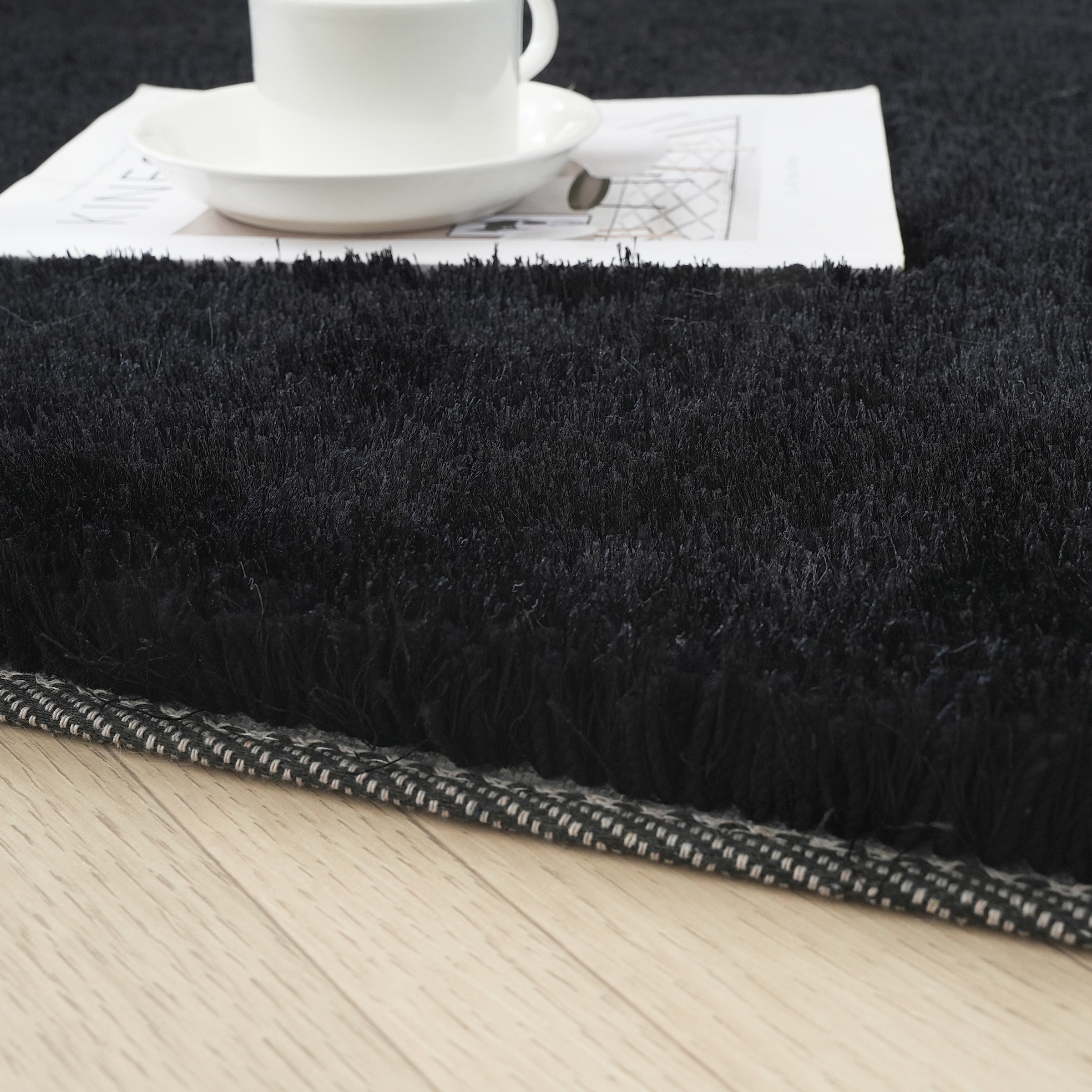 Bruno Banani Hochflor-Läufer »Dana Teppich, Kundenliebling«, rechteckig, 30 mm Höhe, Brücke, uni, weich, Mikrofaser, Diele, Flur, Wohnzimmer, Schlafzimmer