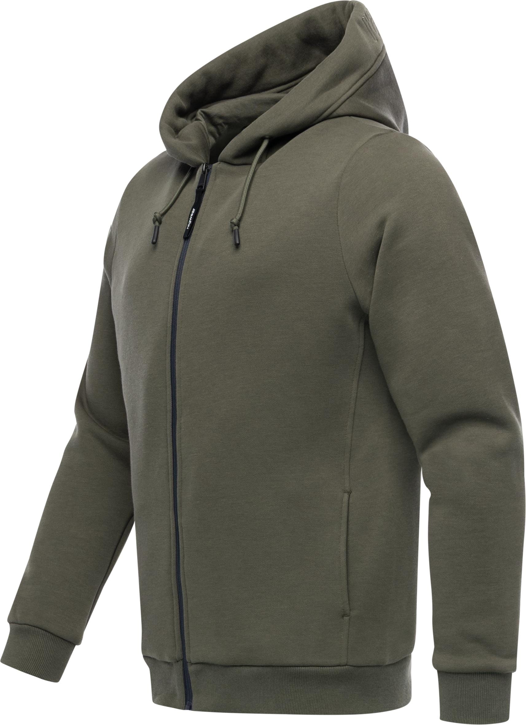 Ragwear Sweatjacke »Wernons« Weiche Herren Alltagsjacke mit verstellbarer Kapuze