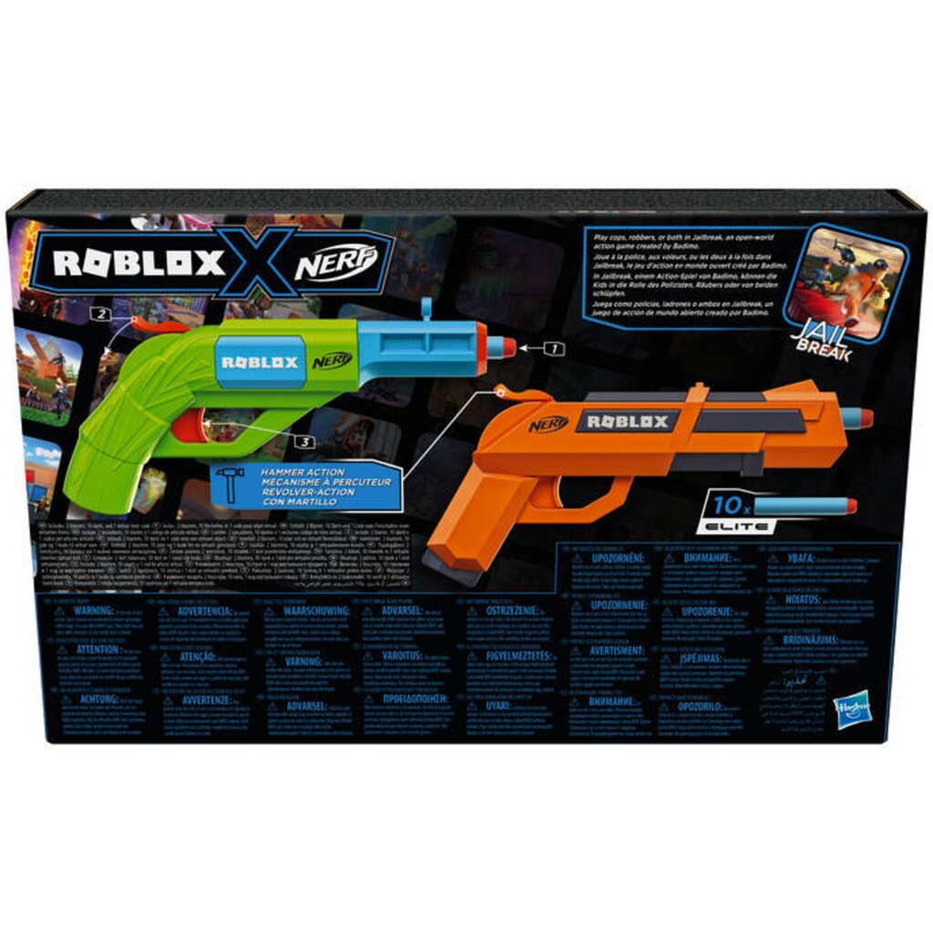 Hasbro Blaster »Nerf Roblox Jailbreak: Armory Blaster, 2er-Pack«