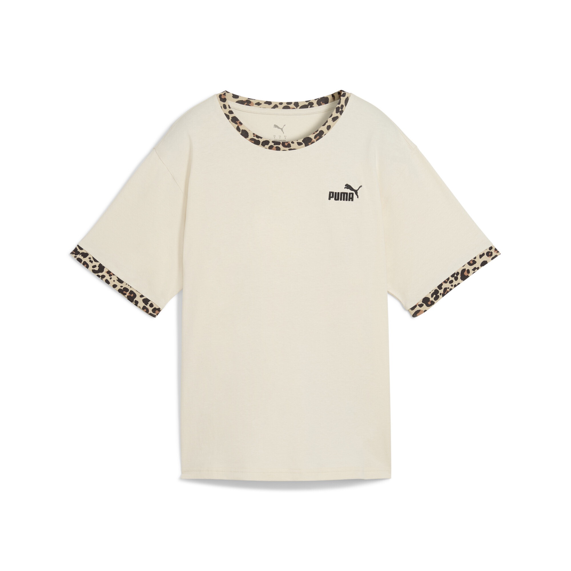 PUMA T-Shirt "Essentials Animal-Print Relaxed T-Shirt Damen" günstig online kaufen