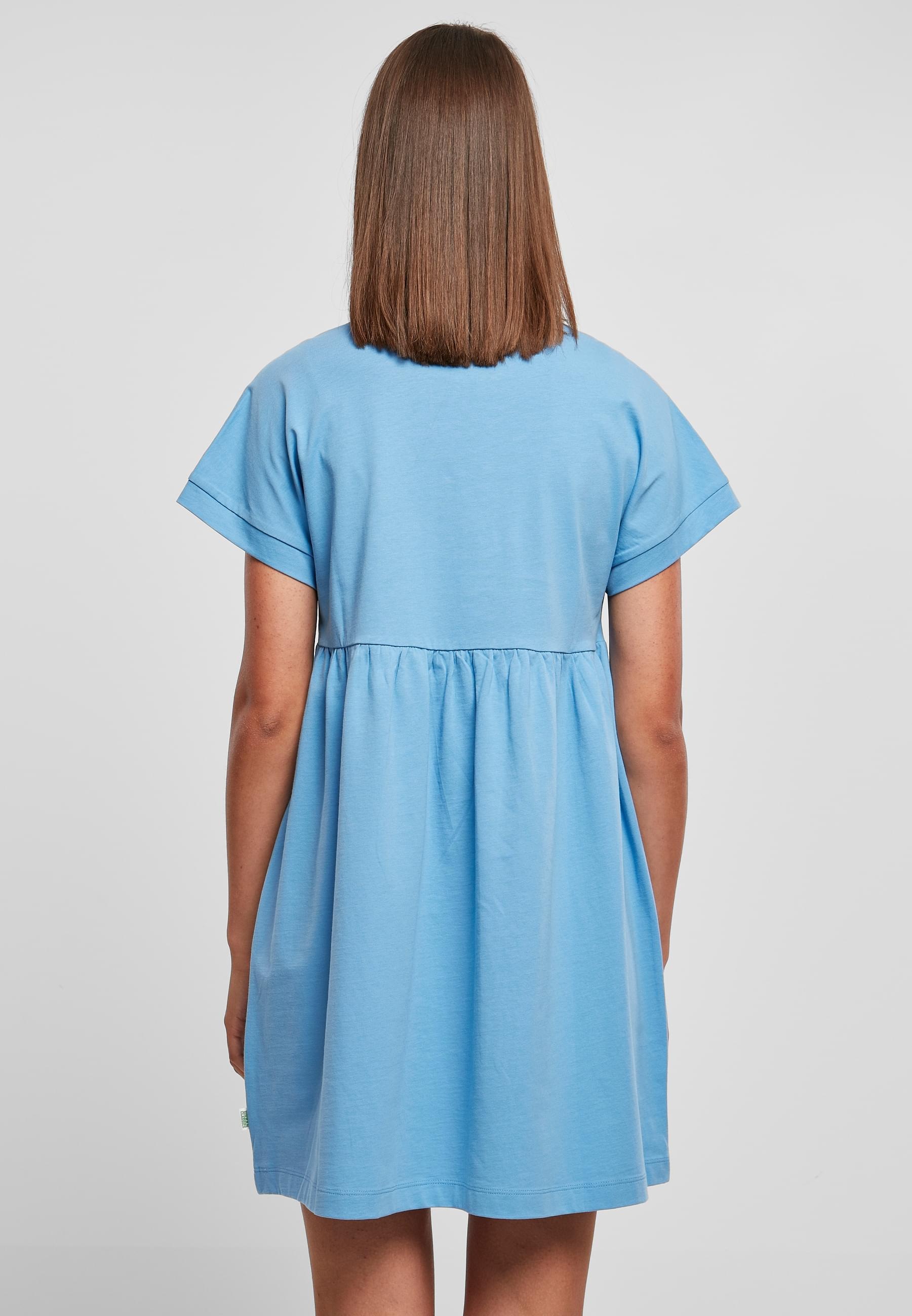 URBAN CLASSICS Shirtkleid »Urban Classics Damen Ladies Organic Empire Valance Tee Dress«, (1 tlg.)